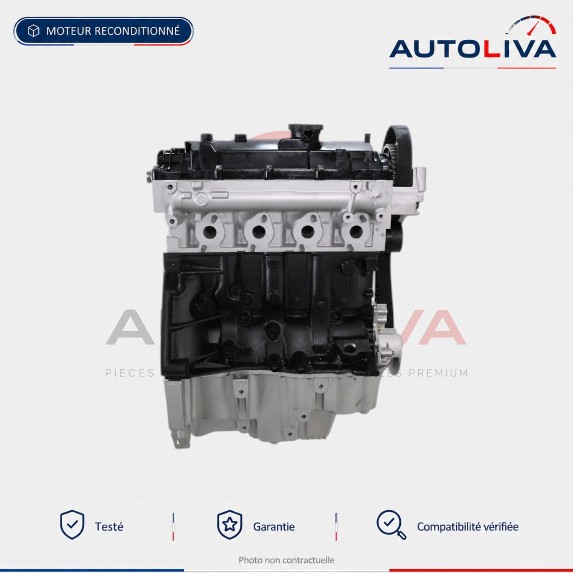 Moteur Diesel K9K 612 1.5 dCi 75-90 ch reconditionné – Dacia, Renault — vue 2