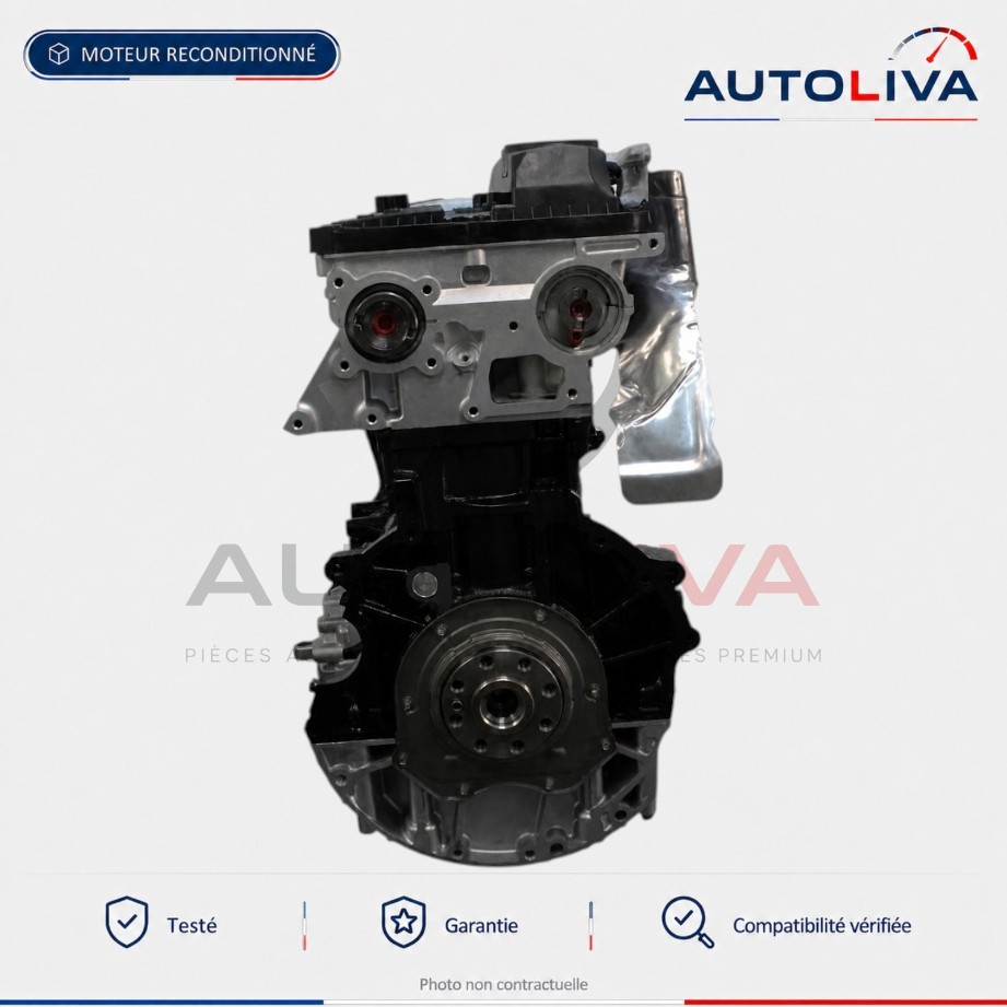 Moteur Diesel 4HV 2.2 HDi 101 ch reconditionné – Citroën, Peugeot, Fiat — vue 2