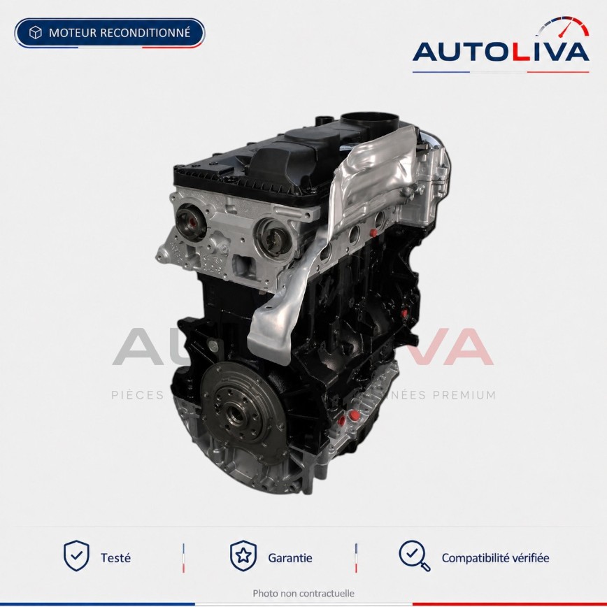 Moteur Diesel 4HV 2.2 HDi 101 ch reconditionné – Citroën, Peugeot, Fiat — vue 3
