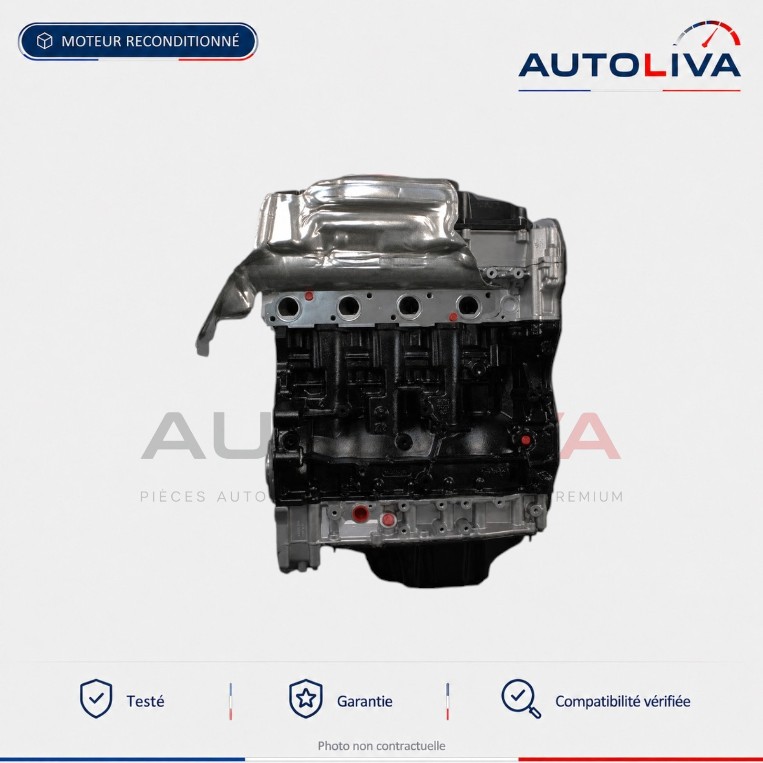 Moteur Diesel 4HV 2.2 HDi 101 ch reconditionné – Citroën, Peugeot, Fiat — vue 4
