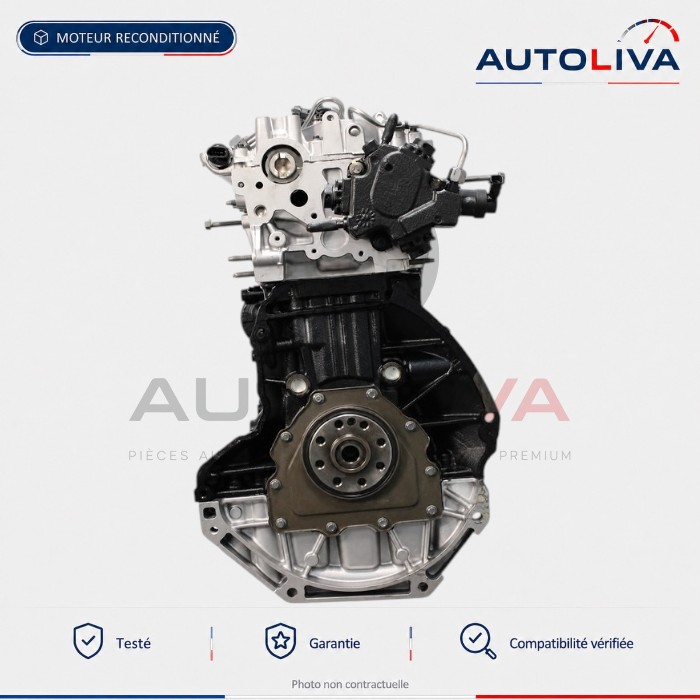 Moteur Diesel R9M 408 1.6 dCi 95-116 ch reconditionné – Renault, Fiat, Opel — vue 3