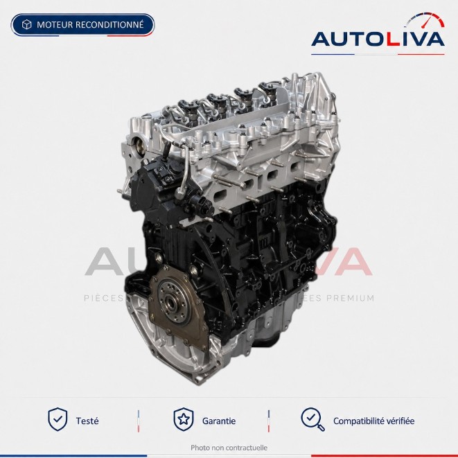 Moteur Diesel R9M 408 1.6 dCi 95-116 ch reconditionné – Renault, Fiat, Opel — vue 4