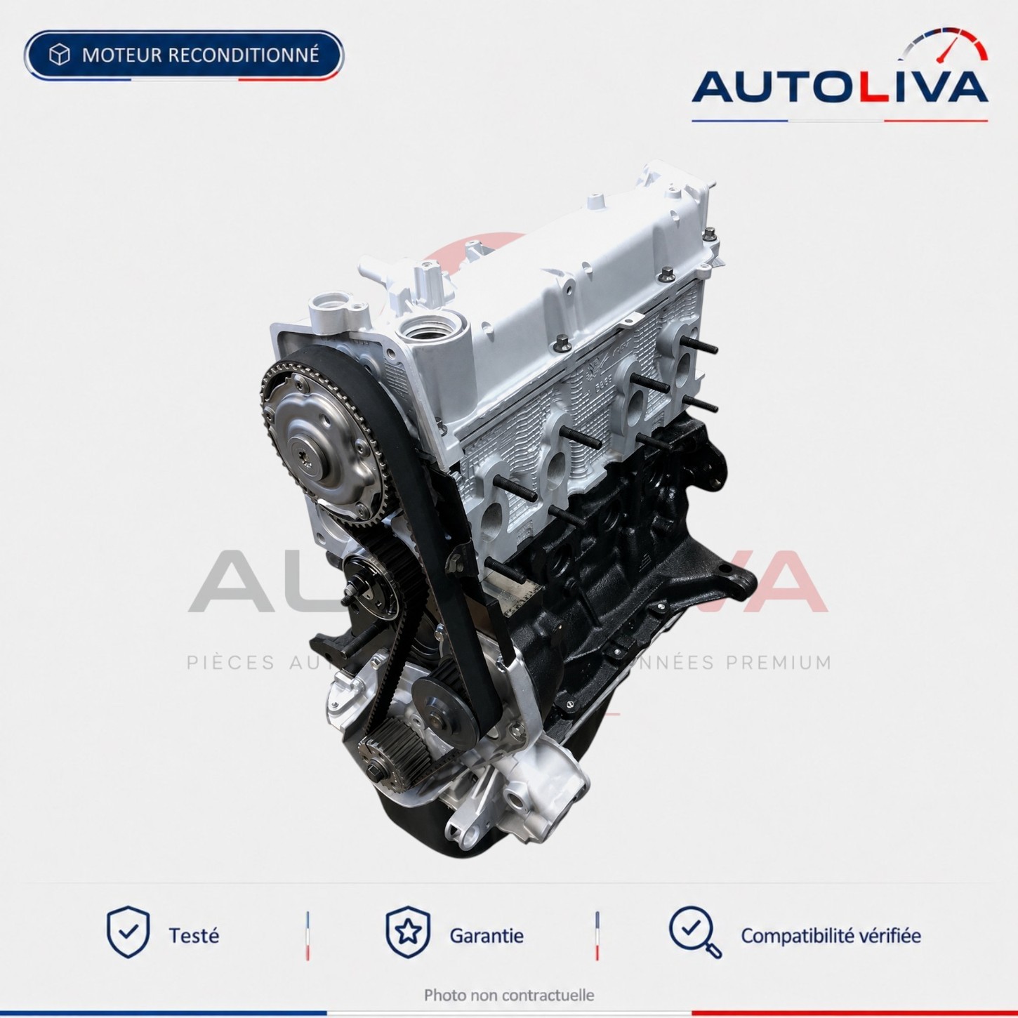 Moteur Essence 169 A4.000 1.2 8v 69 ch reconditionné – Fiat, Lancia — vue 1