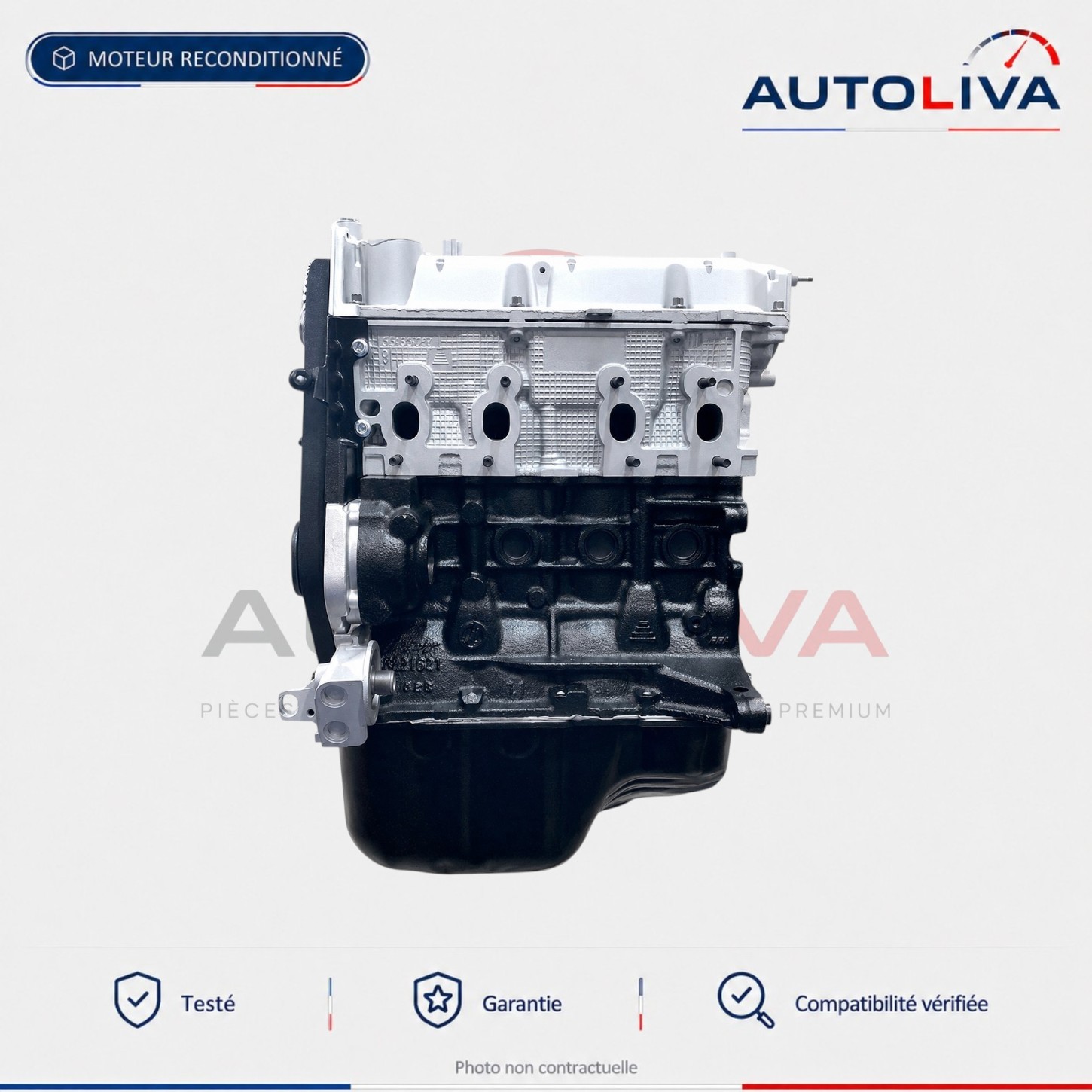 Moteur Essence 169 A4.000 1.2 8v 69 ch reconditionné – Fiat, Lancia — vue 2