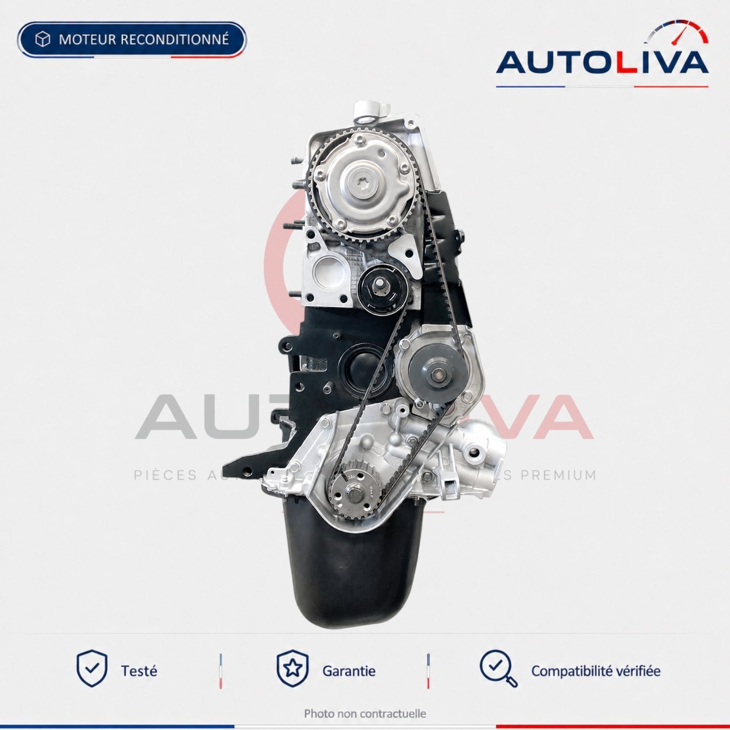 Moteur Essence 169 A4.000 1.2 8v 69 ch reconditionné – Fiat, Lancia — vue 3