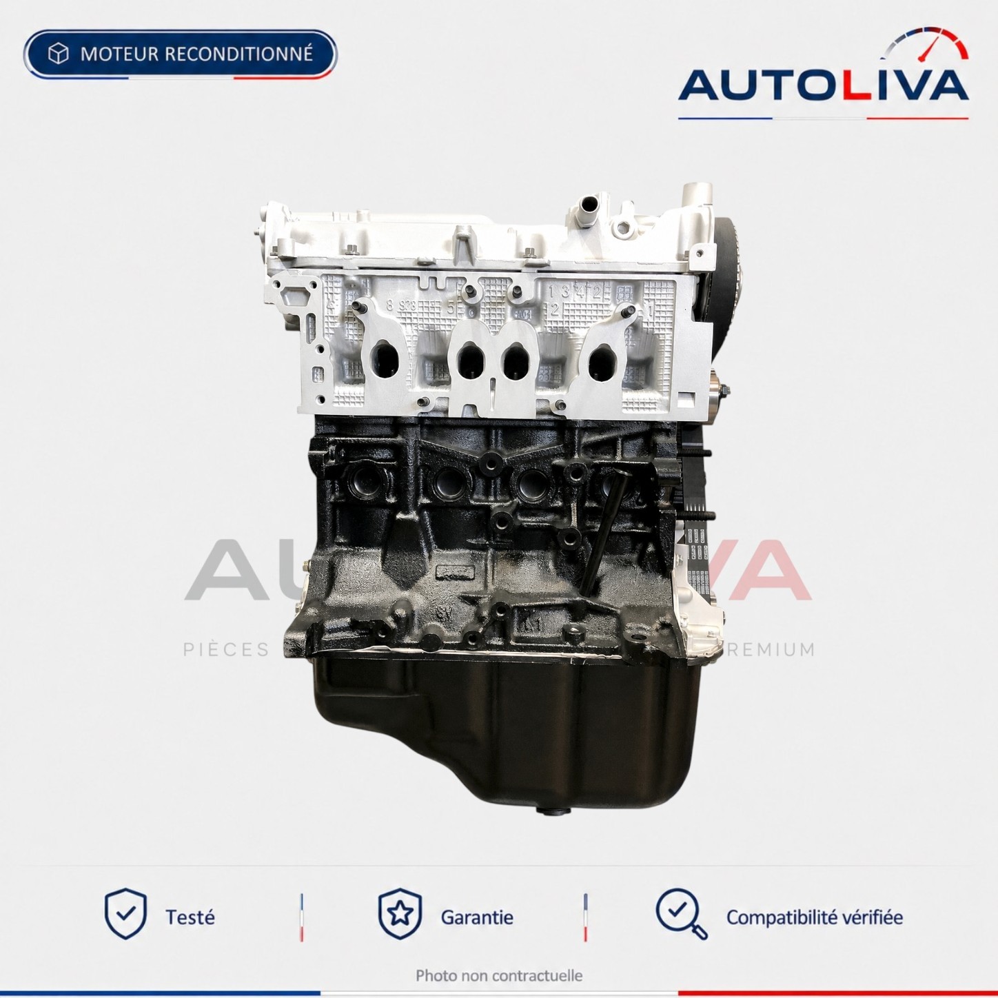 Moteur Essence 169 A4.000 1.2 8v 69 ch reconditionné – Fiat, Lancia — vue 4