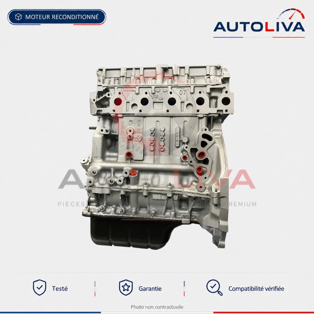 Moteur Diesel T1DA 1.6 TDCi 115 ch reconditionné – Ford — vue 3