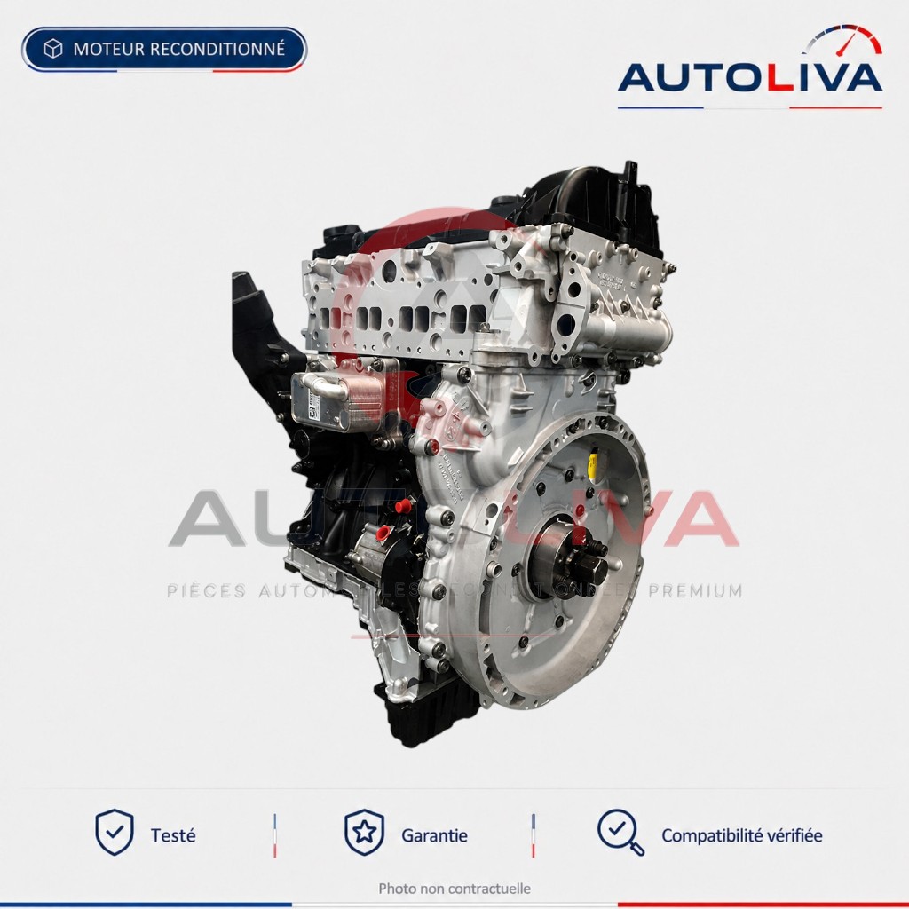 Moteur Diesel OM651.911 2.1 CDI 163-204 ch reconditionné – Mercedes-Benz — vue 1