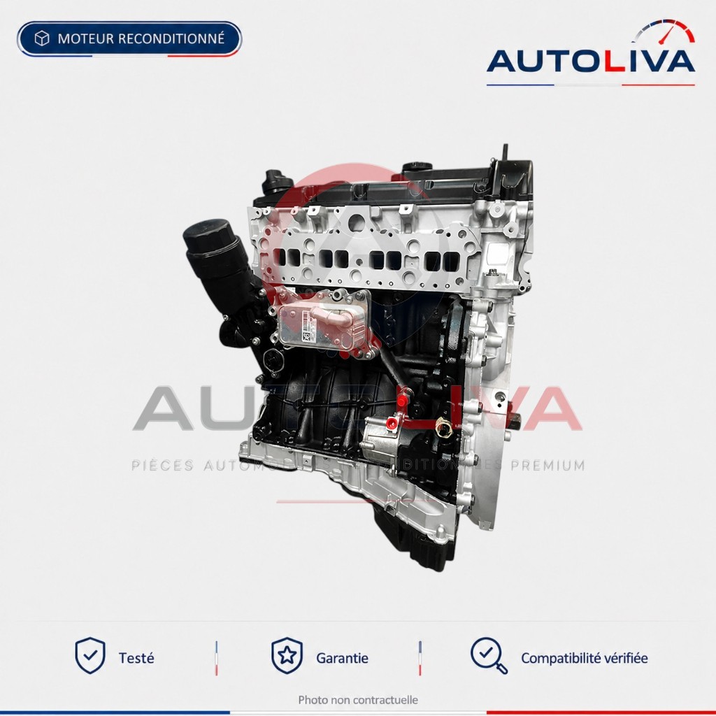Moteur Diesel OM651.911 2.1 CDI 163-204 ch reconditionné – Mercedes-Benz — vue 3
