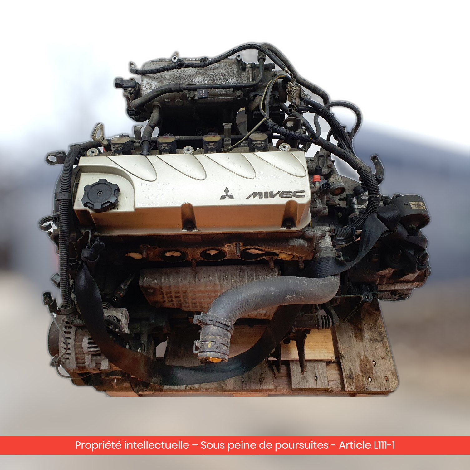 Moteur Mitsubishi Outlander I 4G69 — occasion — vue 3