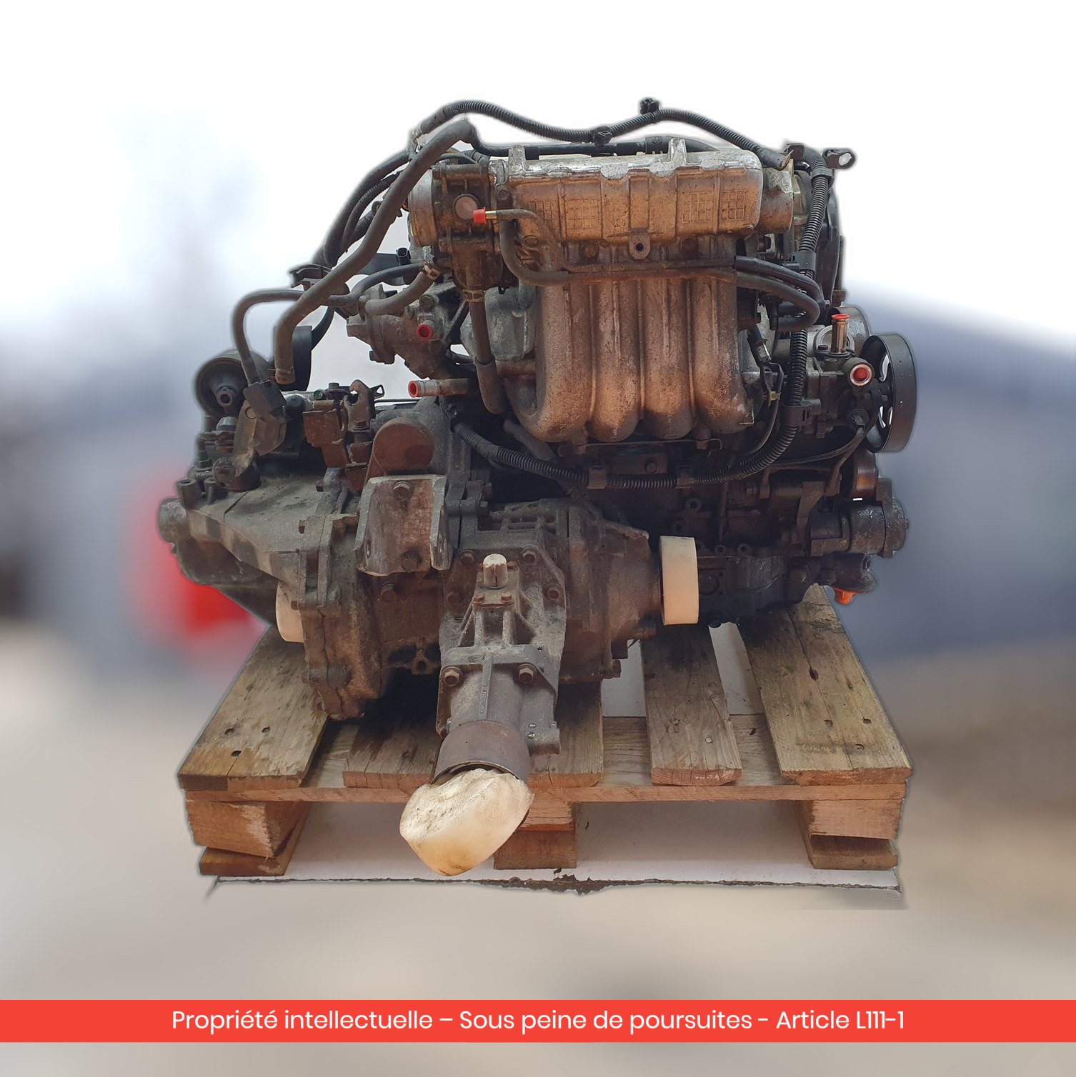 Moteur Mitsubishi Grandis I 4G69 — occasion — vue 4