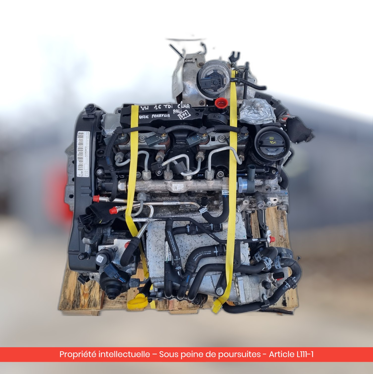 Moteur Audi A3 III CLH CLHA — occasion — vue 3