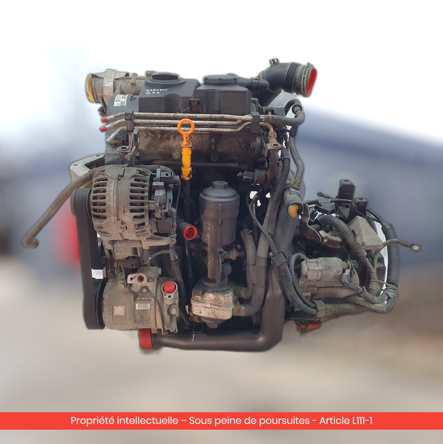 Moteur Seat Ibiza III BMS — occasion — vue 4