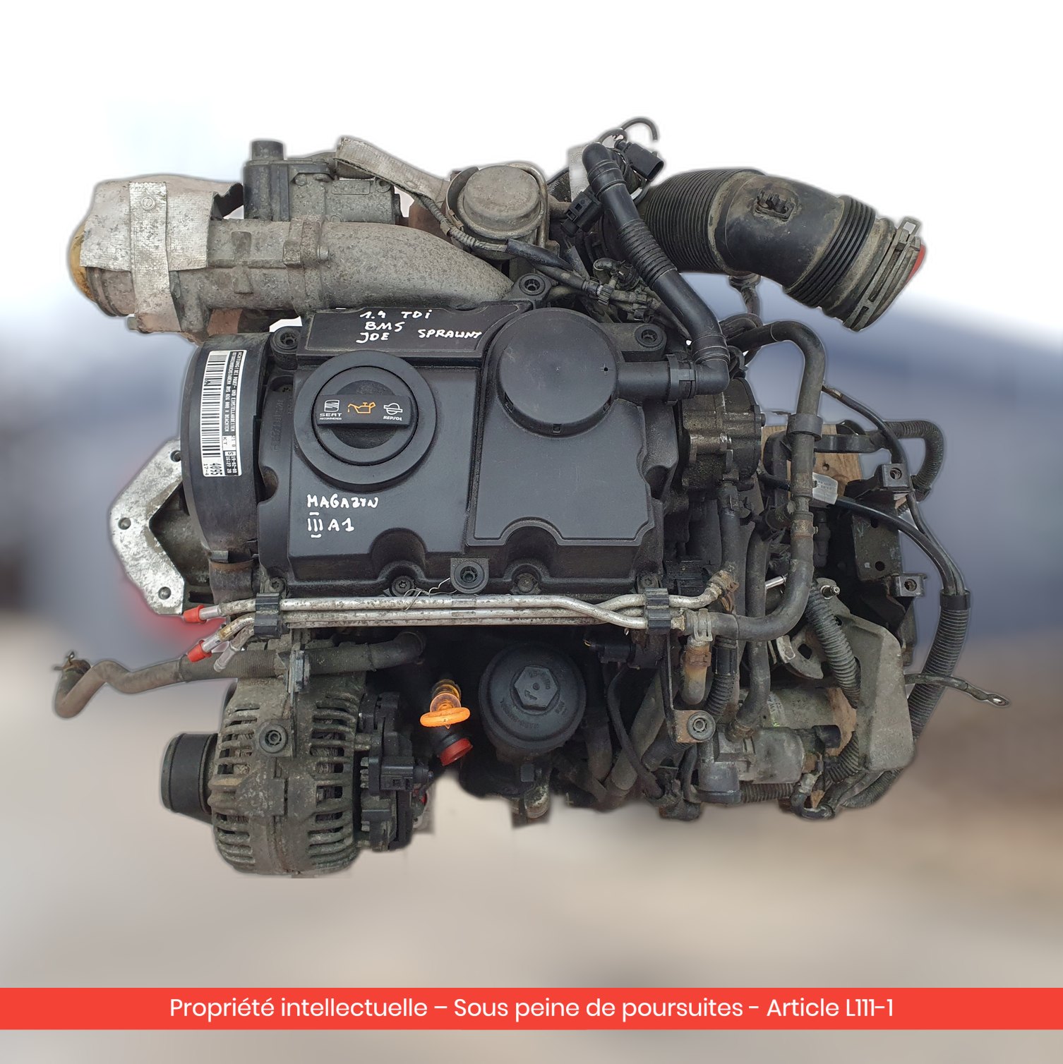 Moteur Škoda Roomster BMS — occasion — vue 3