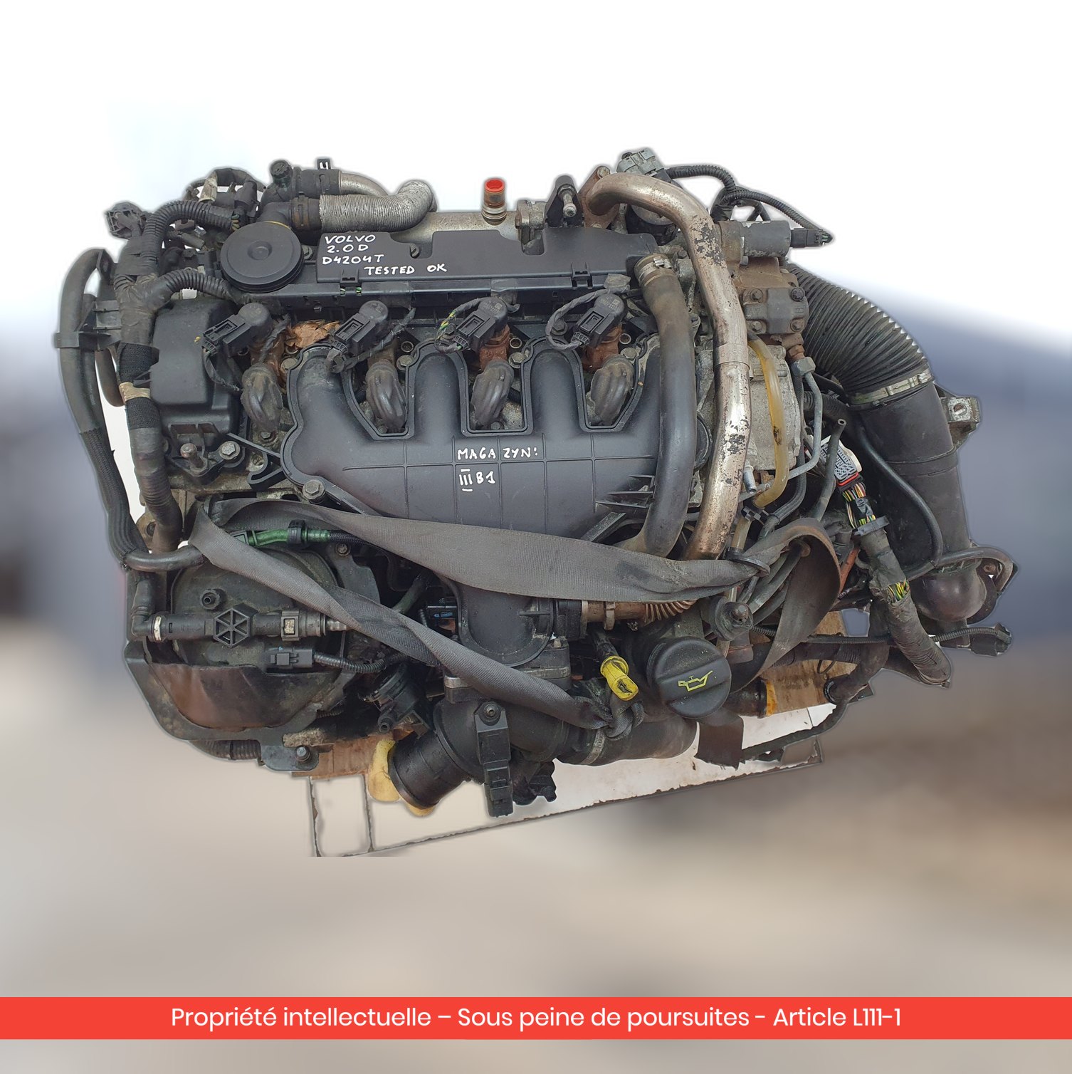 Moteur Volvo C70 II D4204T — occasion — vue 1