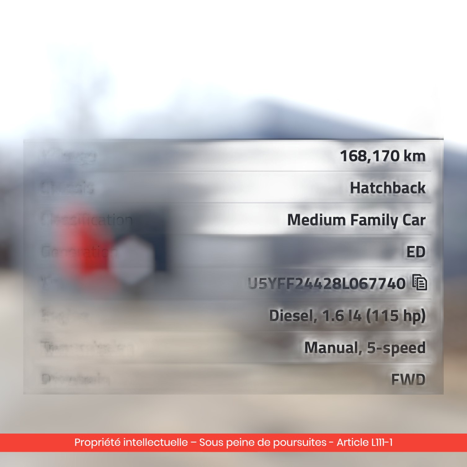Moteur Kia Cee'd / Hyundai Ix20 / Hyundai I30 D4FB — occasion — vue 3