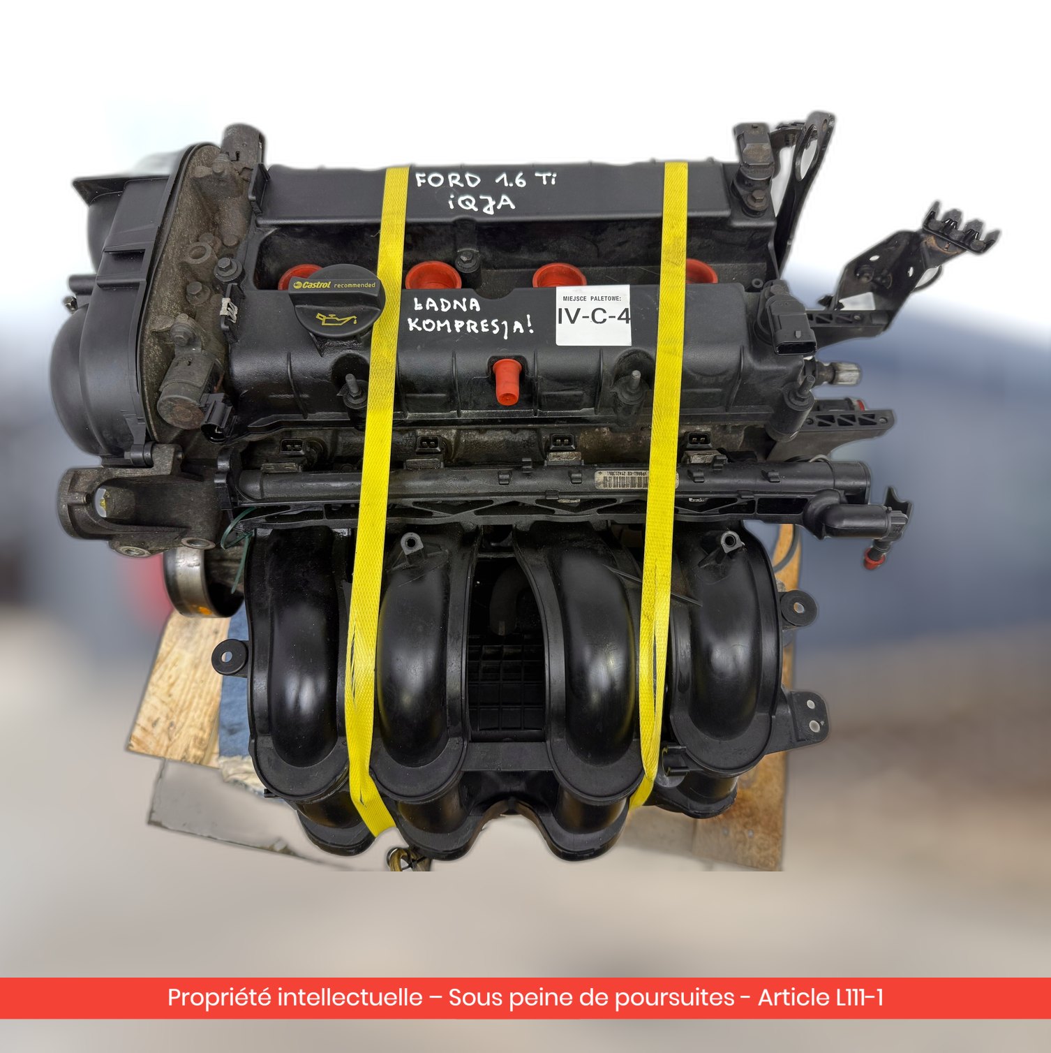 Moteur Ford B-max / Ford Fiesta VII MK7 QJA — occasion — vue 3