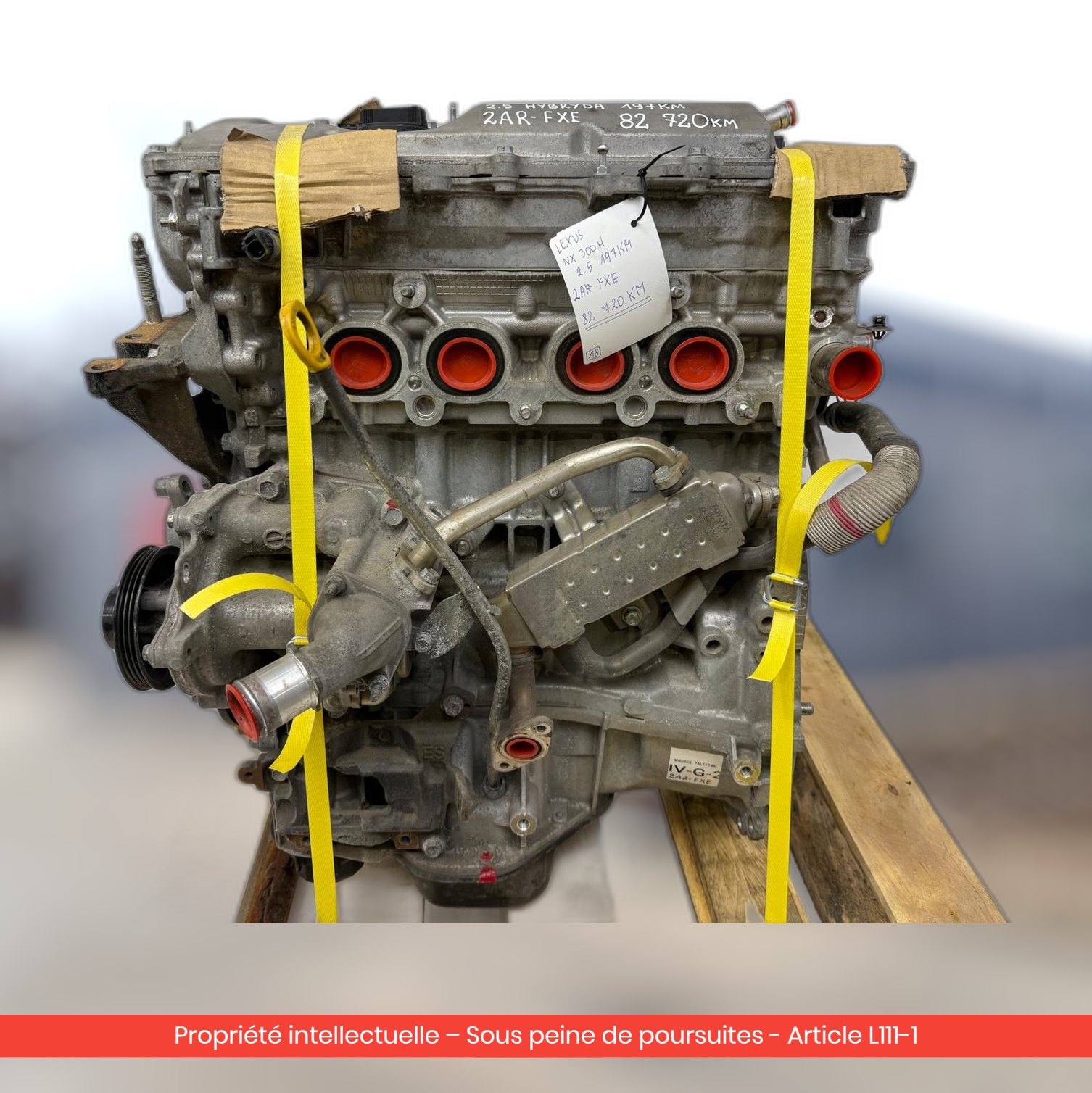 Moteur Lexus 2AR 2AR — occasion — vue 4