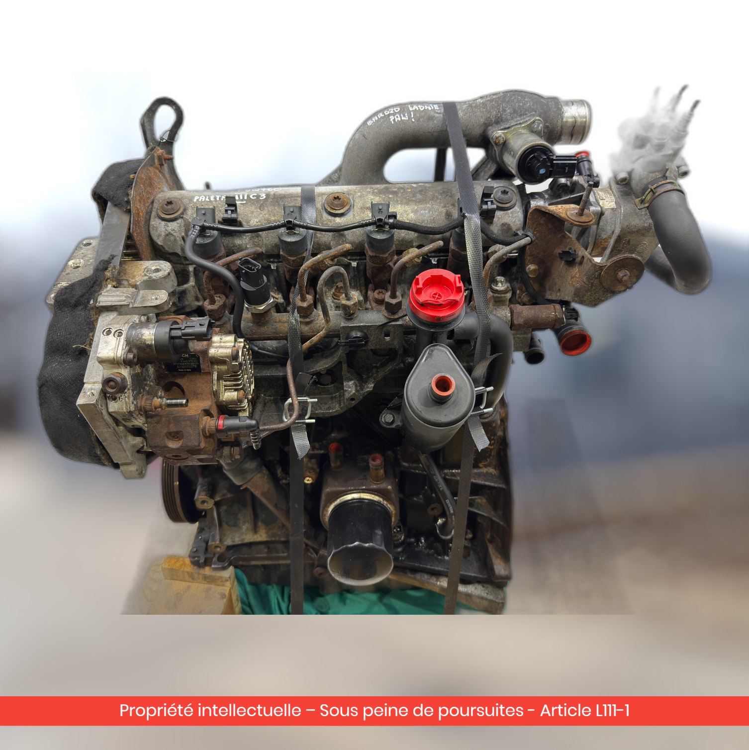 Moteur Renault Trafic / Nissan Primastar / Opel Vivaro F9Q760 F9QU760 — occasion — vue 4