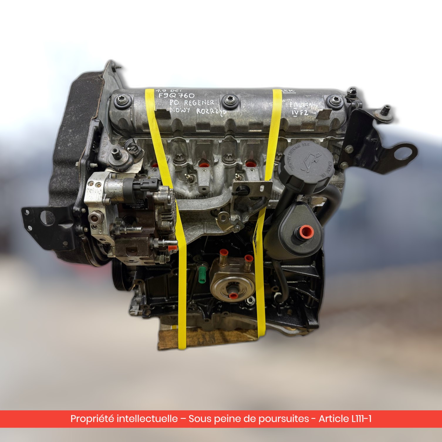 Moteur Renault Trafic / Nissan Primastar / Opel Vivaro F9Q760 F9QU760 — occasion — vue 1