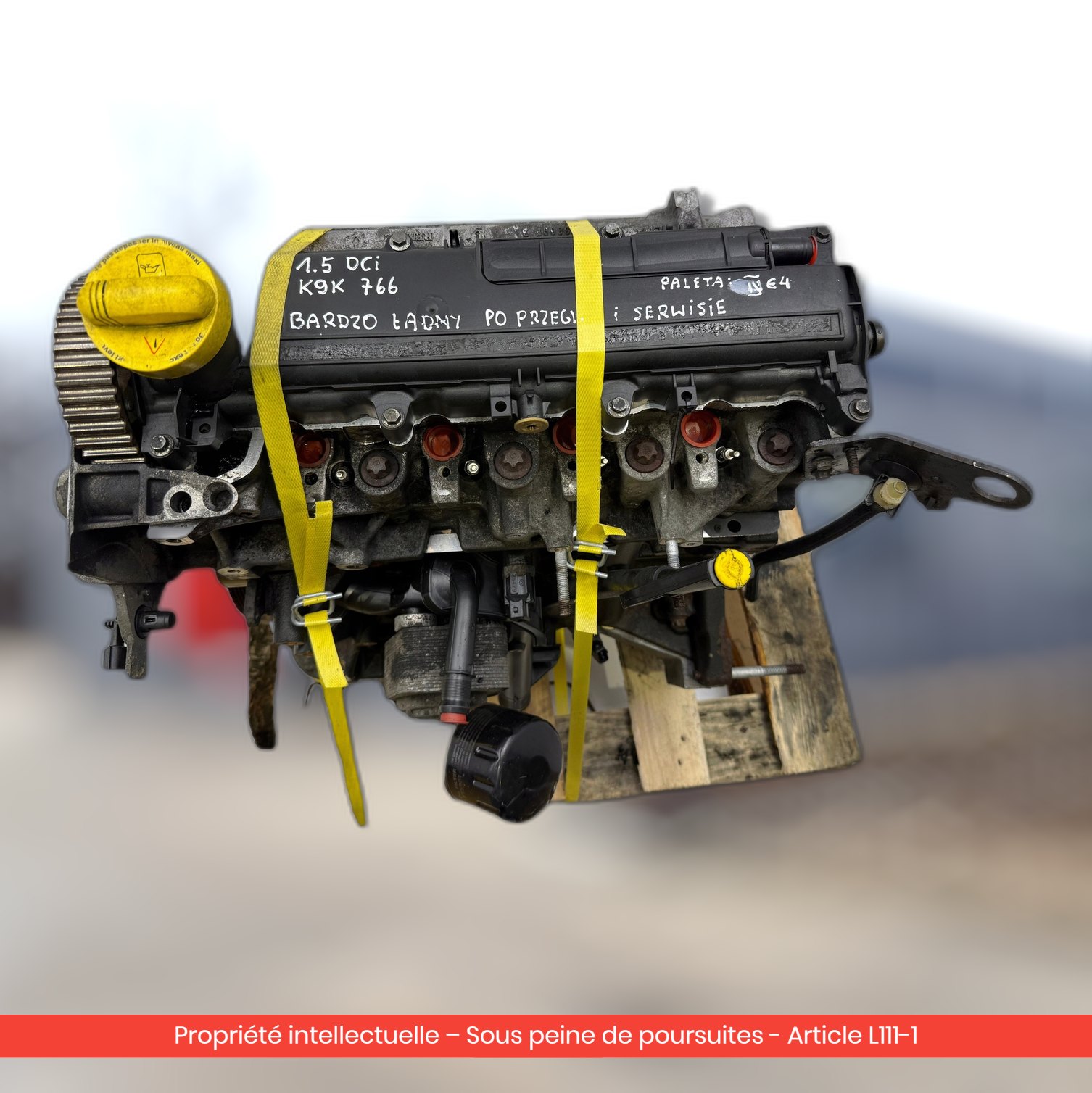 Moteur Renault Modus K9K766 K9KT766 — occasion — vue 3