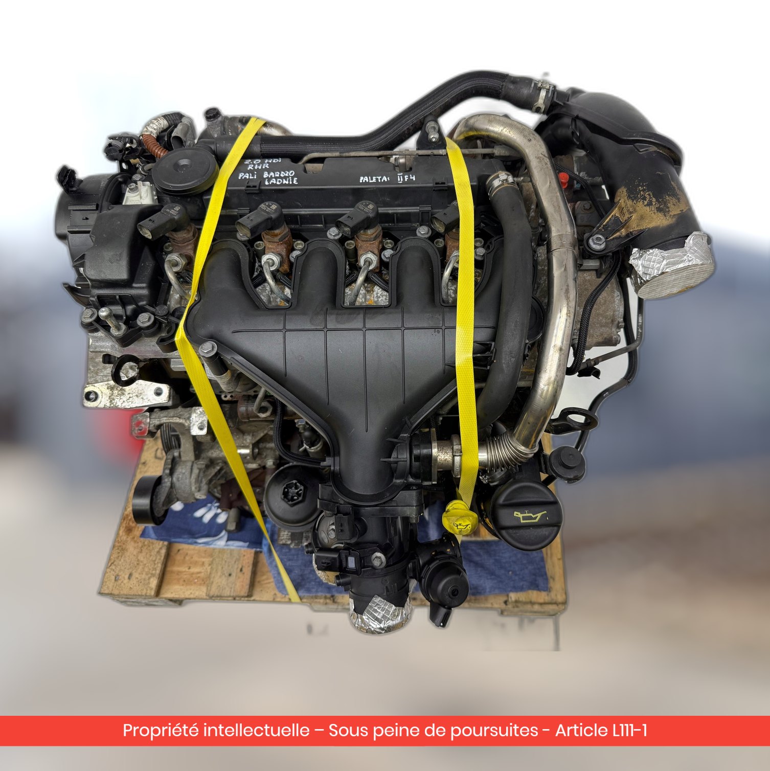 Moteur Peugeot 307 308 407 607 807 / Citroën C4 C5 II C5 III C4 RHR — occasion — vue 4