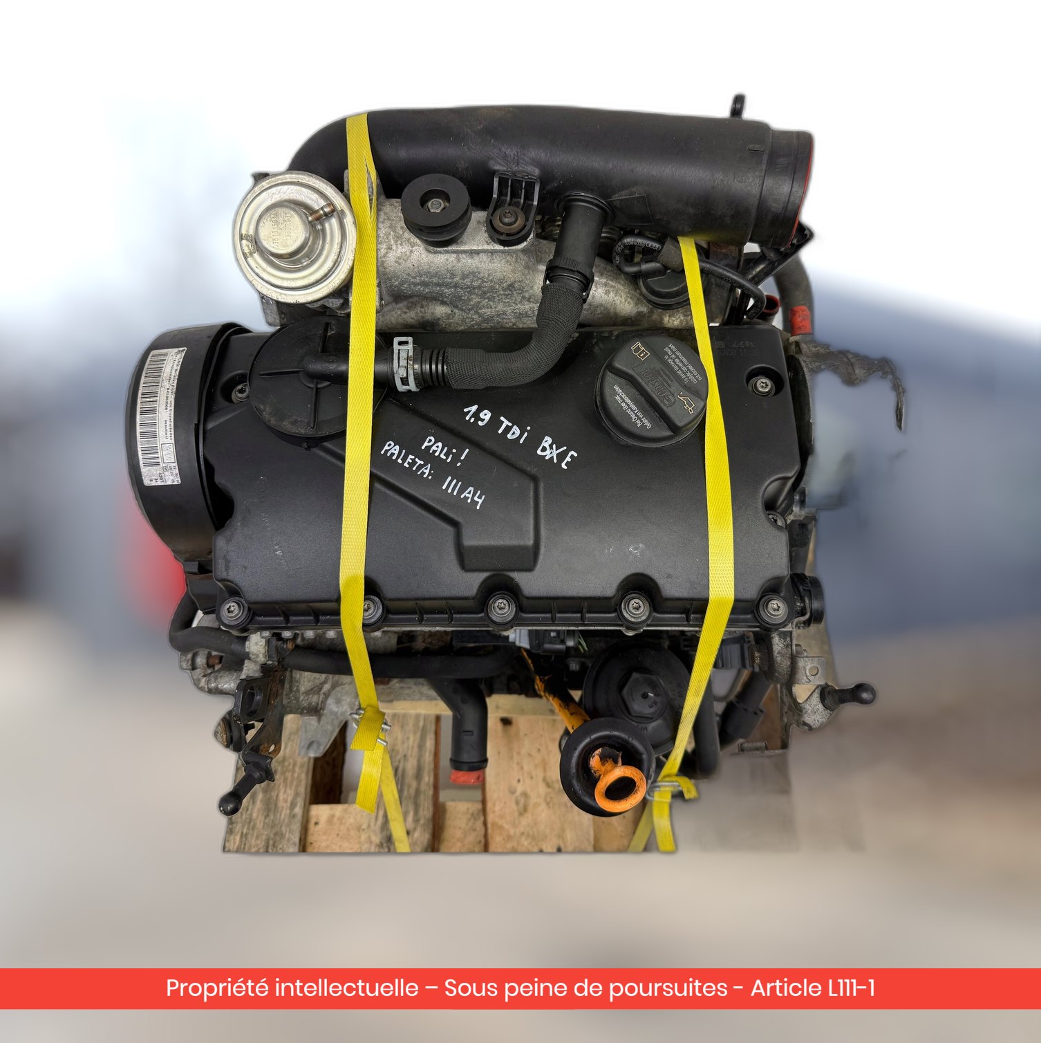 Moteur Audi / Volkswagen / Seat BXE — occasion — vue 3
