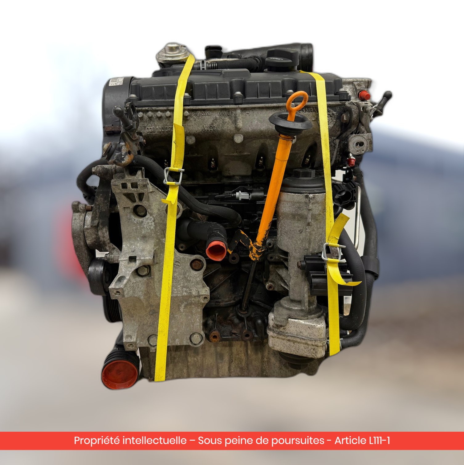 Moteur Audi / Volkswagen / Seat BXE — occasion — vue 4