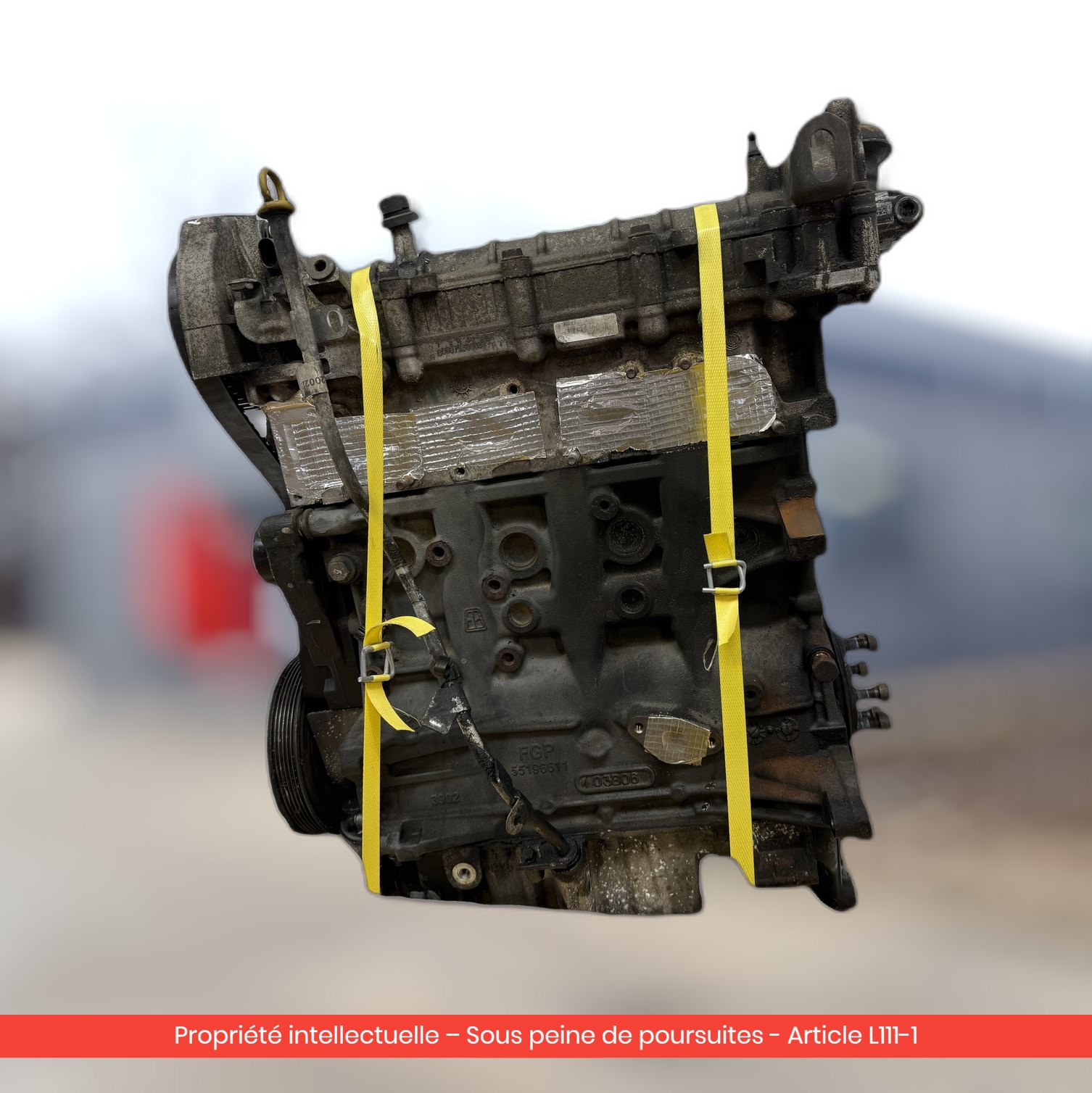 Moteur Opel Vectra C Z19DTH — occasion — vue 3