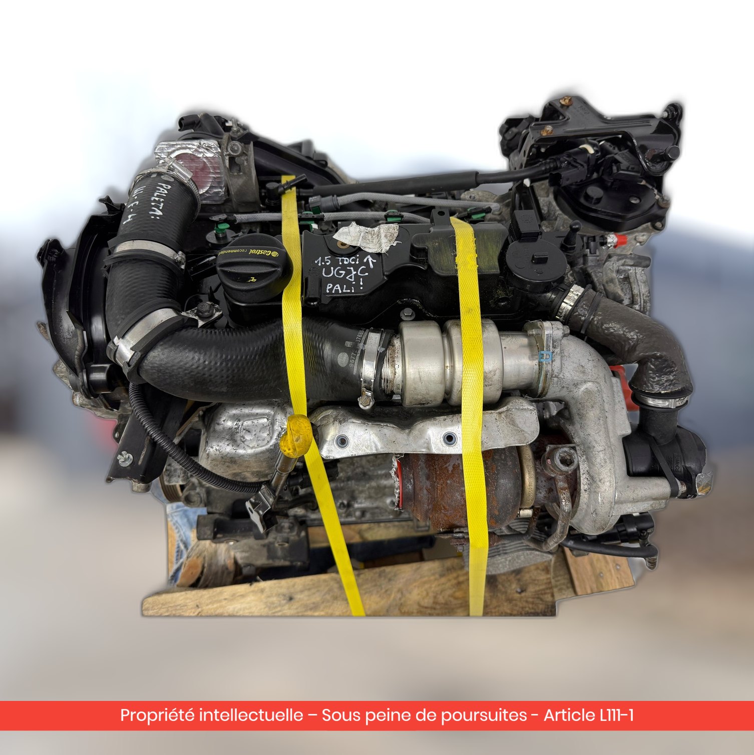 Moteur Ford Fiesta VII UGJC — occasion — vue 3