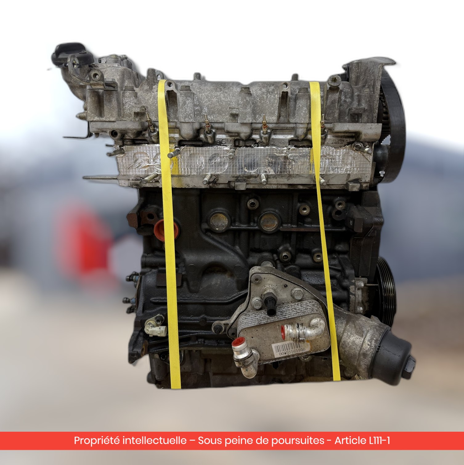 Moteur nu Fiat Freemont JTD 939B5000 — occasion — vue 4