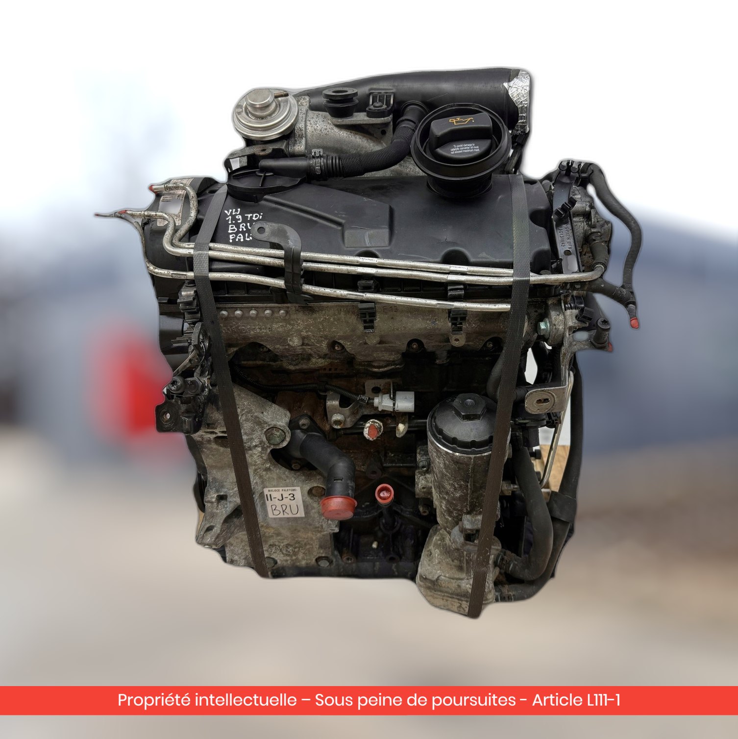 Moteur Volkswagen Golf V BRU — occasion — vue 1