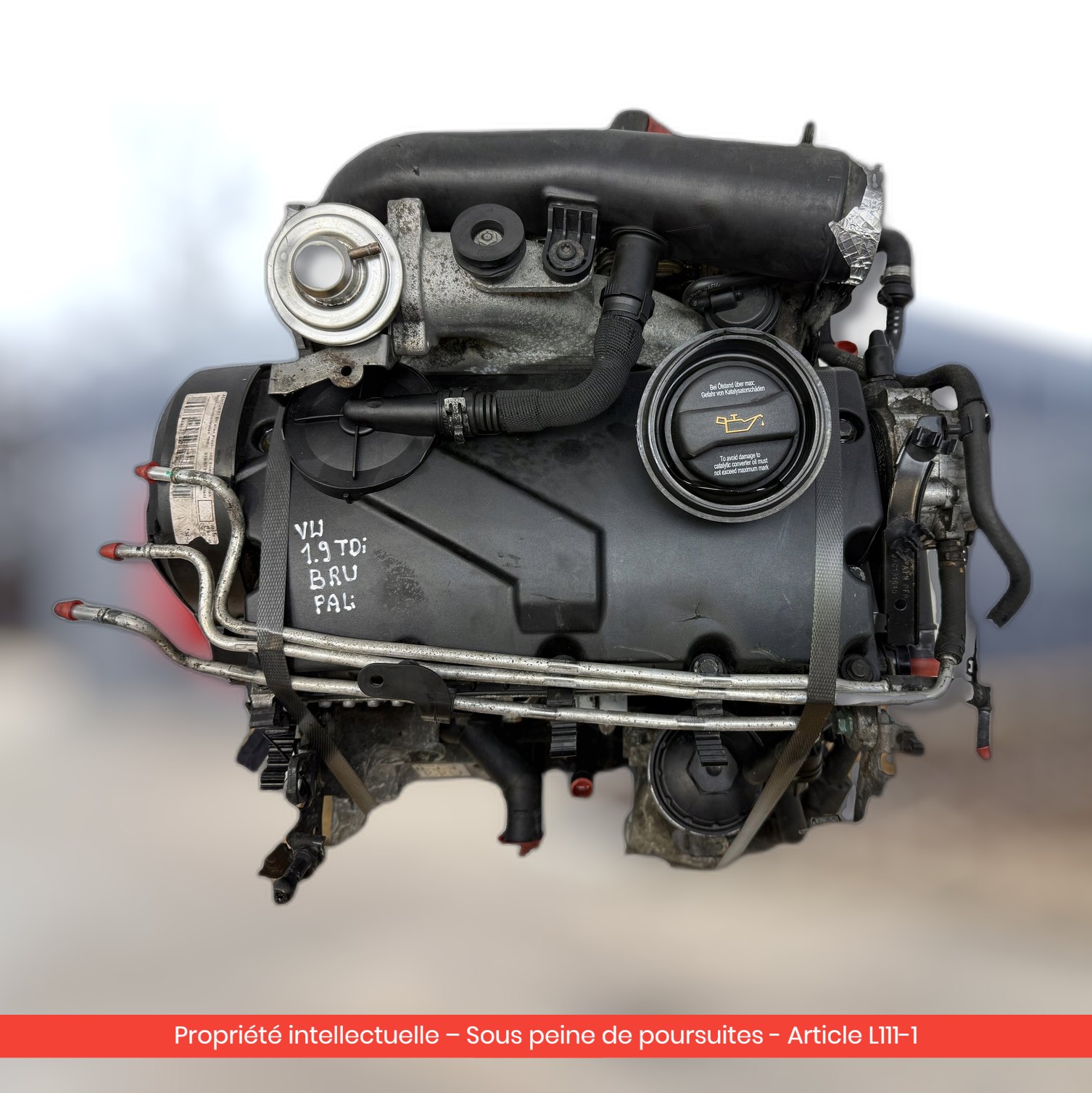 Moteur Volkswagen Golf V BRU — occasion — vue 4