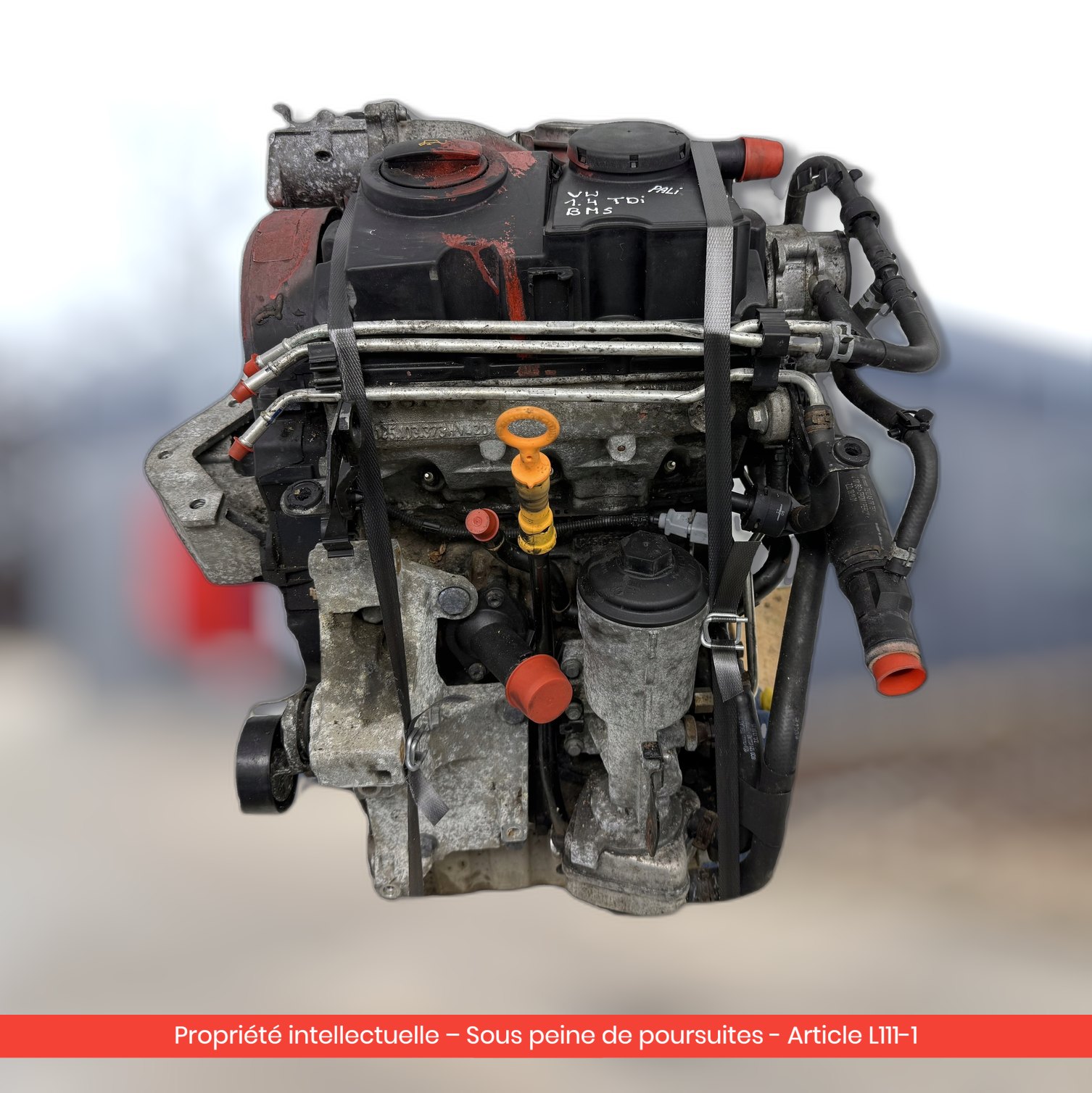 Moteur Škoda Roomster / Volkswagen Polo V / Seat Ibiza III IV BMS — occasion — vue 1