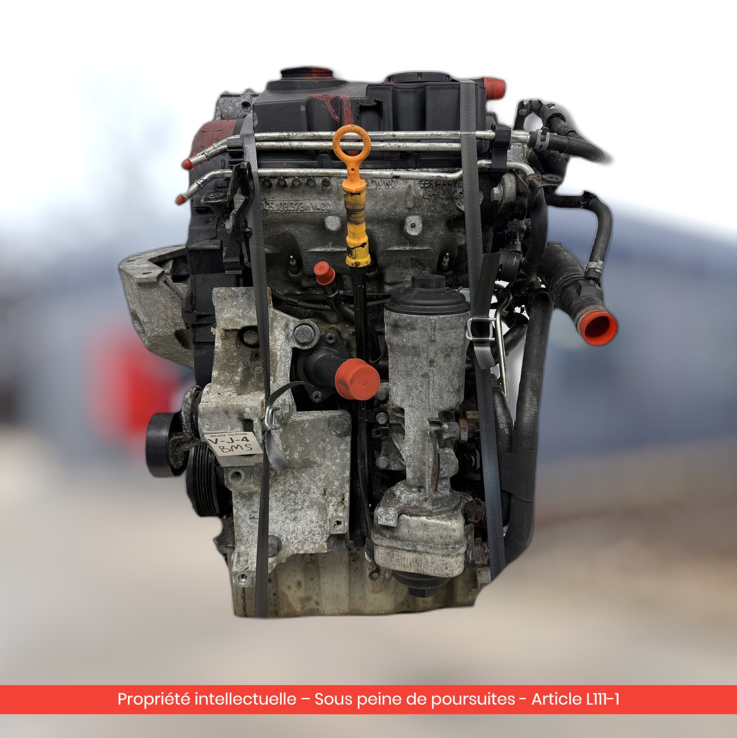 Moteur Škoda Roomster / Volkswagen Polo V / Seat Ibiza III IV BMS — occasion — vue 4