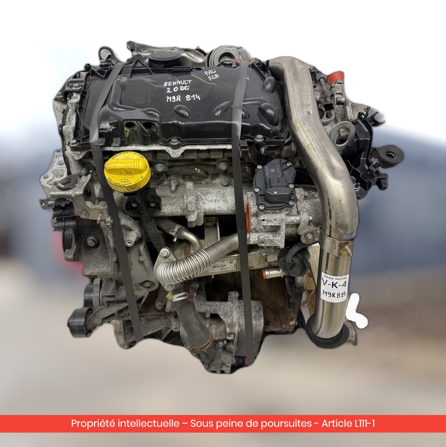 Moteur Renault Laguna III M9R814 M9RP814 — occasion — vue 1