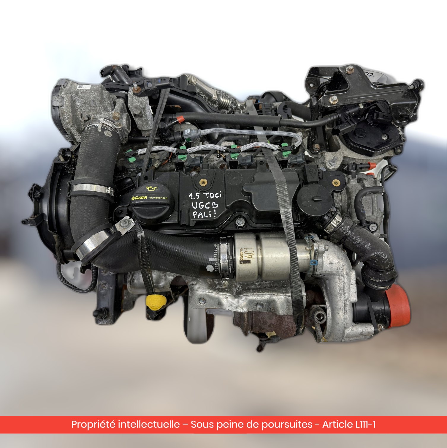 Moteur Ford Transit UGCB — occasion — vue 3