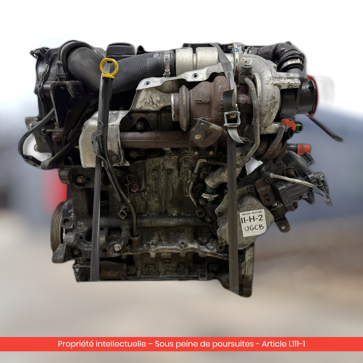 Moteur Ford Transit UGCB — occasion — vue 4