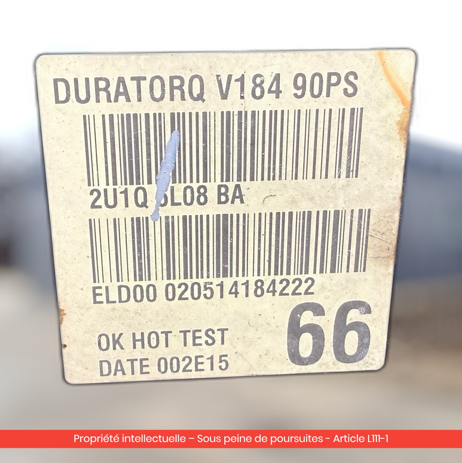 Moteur Ford Transit VII MK7 D2FA — occasion — vue 2