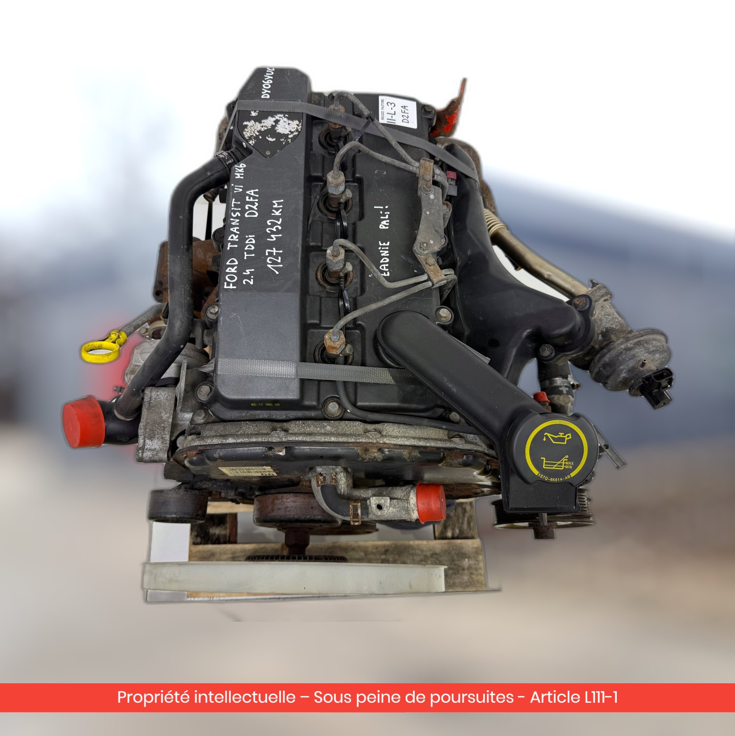 Moteur Ford Transit VII MK7 D2FA — occasion — vue 4