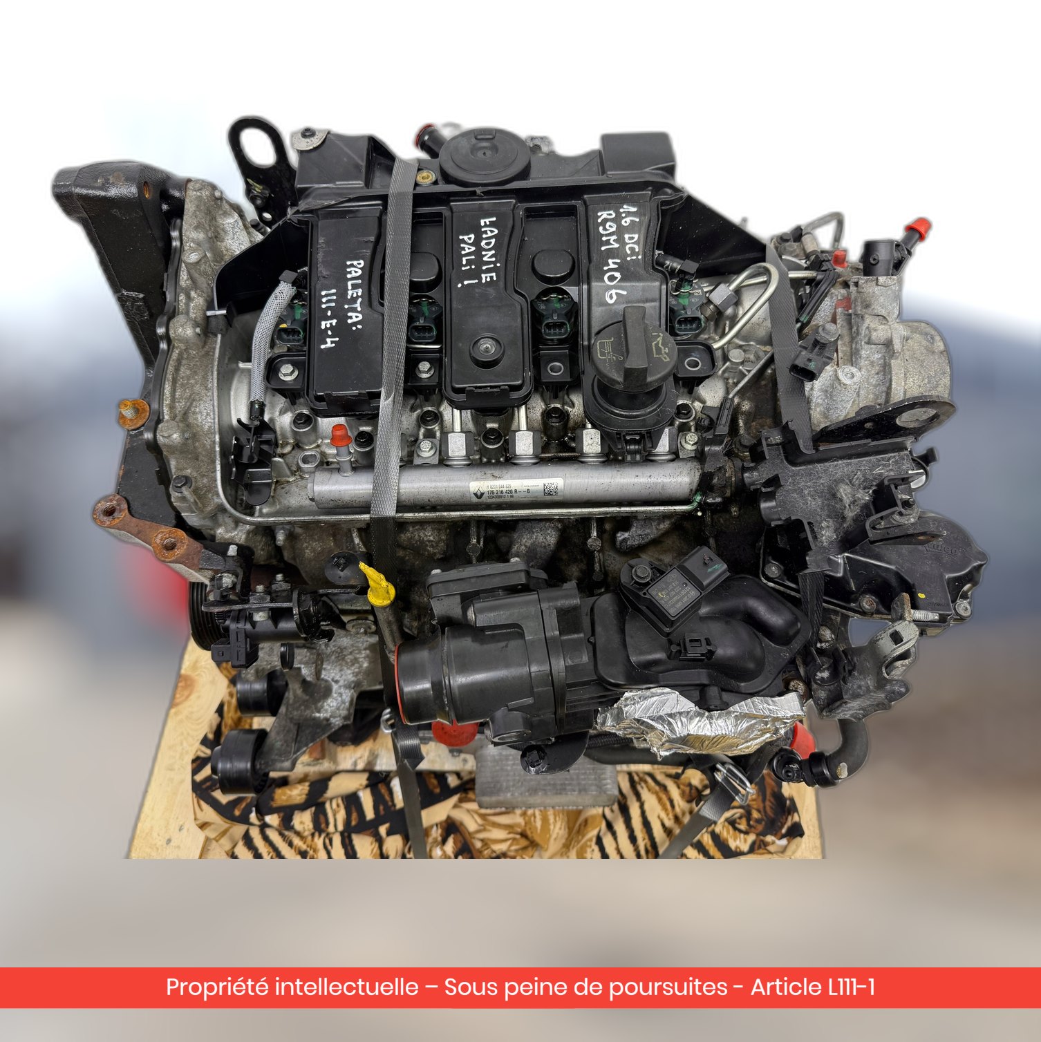 Moteur Nissan Qashqai I J10 R9M406 R9MA406 — occasion — vue 3