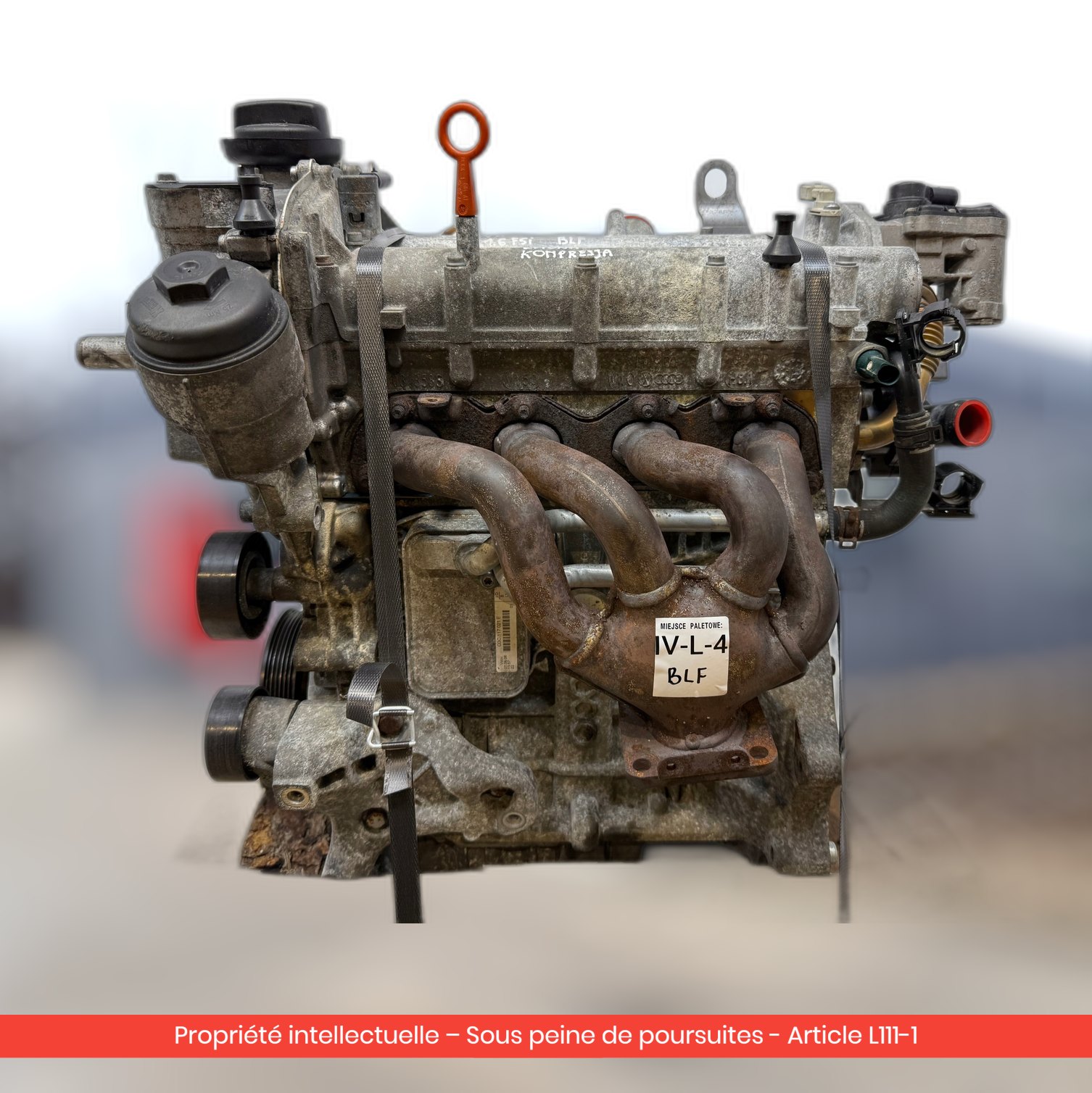 Moteur Volkswagen EOS / Audi A3 II 8P / Škoda Octavia II BLF — occasion — vue 4