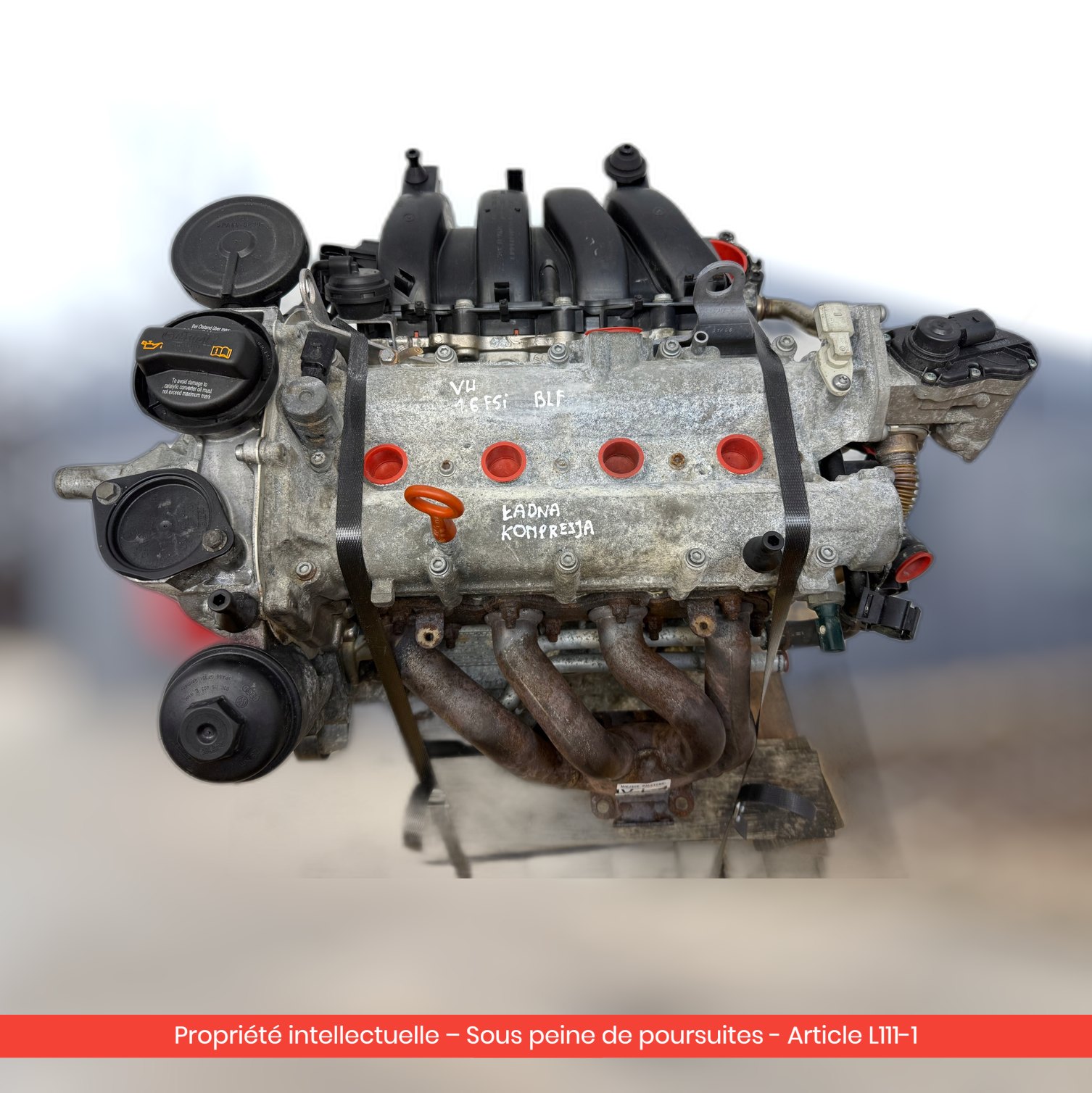 Moteur Volkswagen EOS / Audi A3 II 8P / Škoda Octavia II BLF — occasion — vue 3
