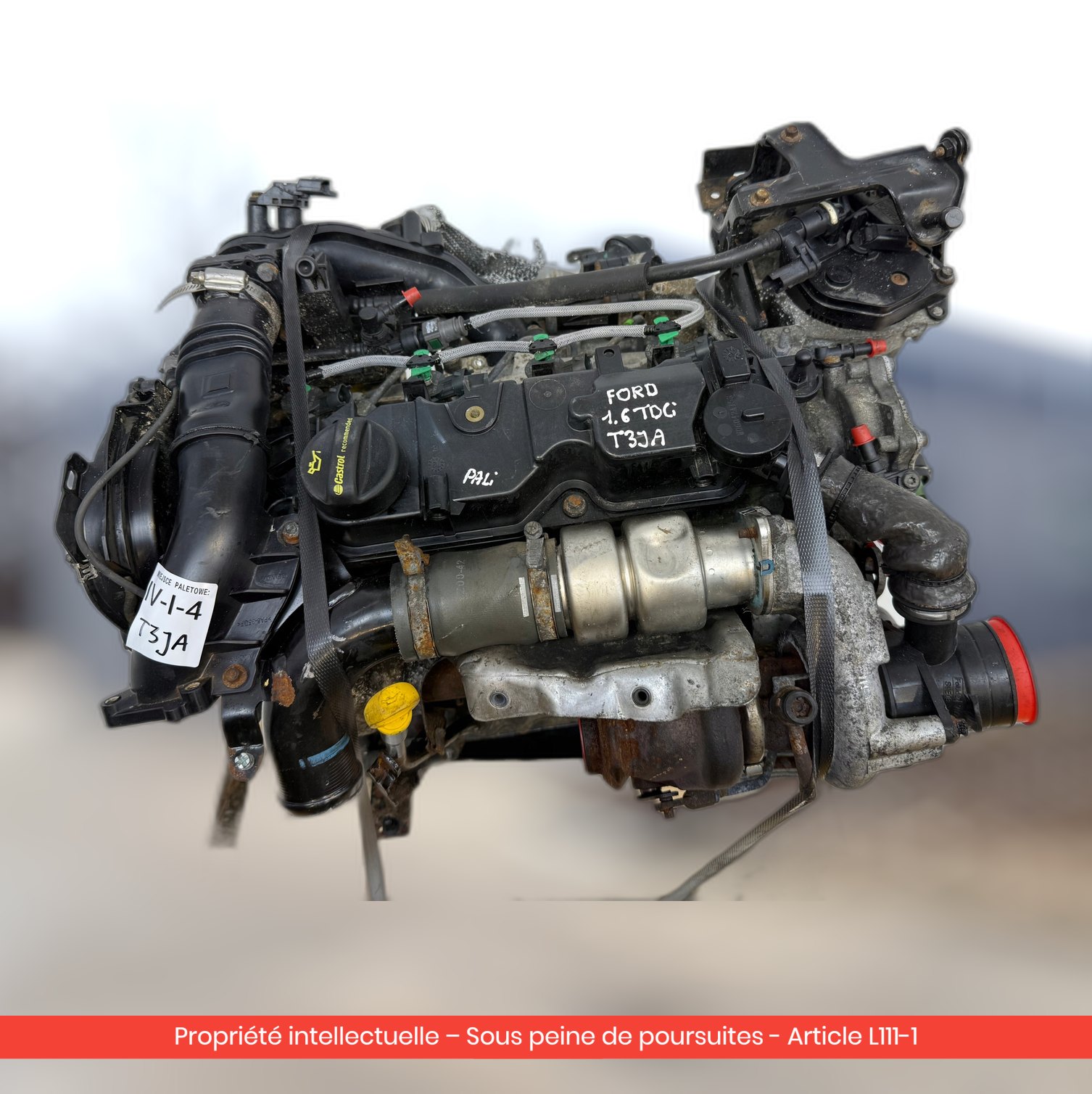 Moteur Ford Fiesta VII MK7 T3JA — occasion — vue 3
