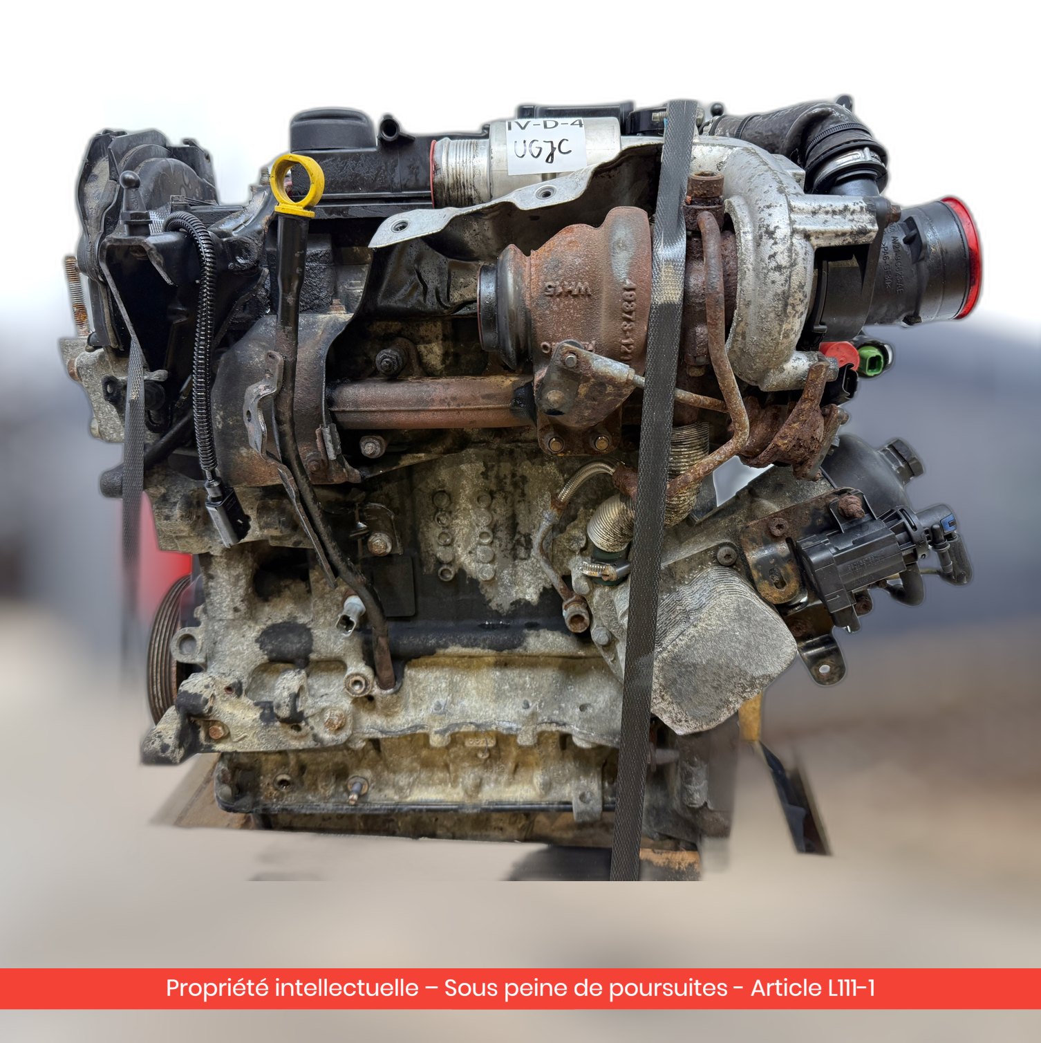 Moteur Ford Fiesta VII UGJC — occasion — vue 3