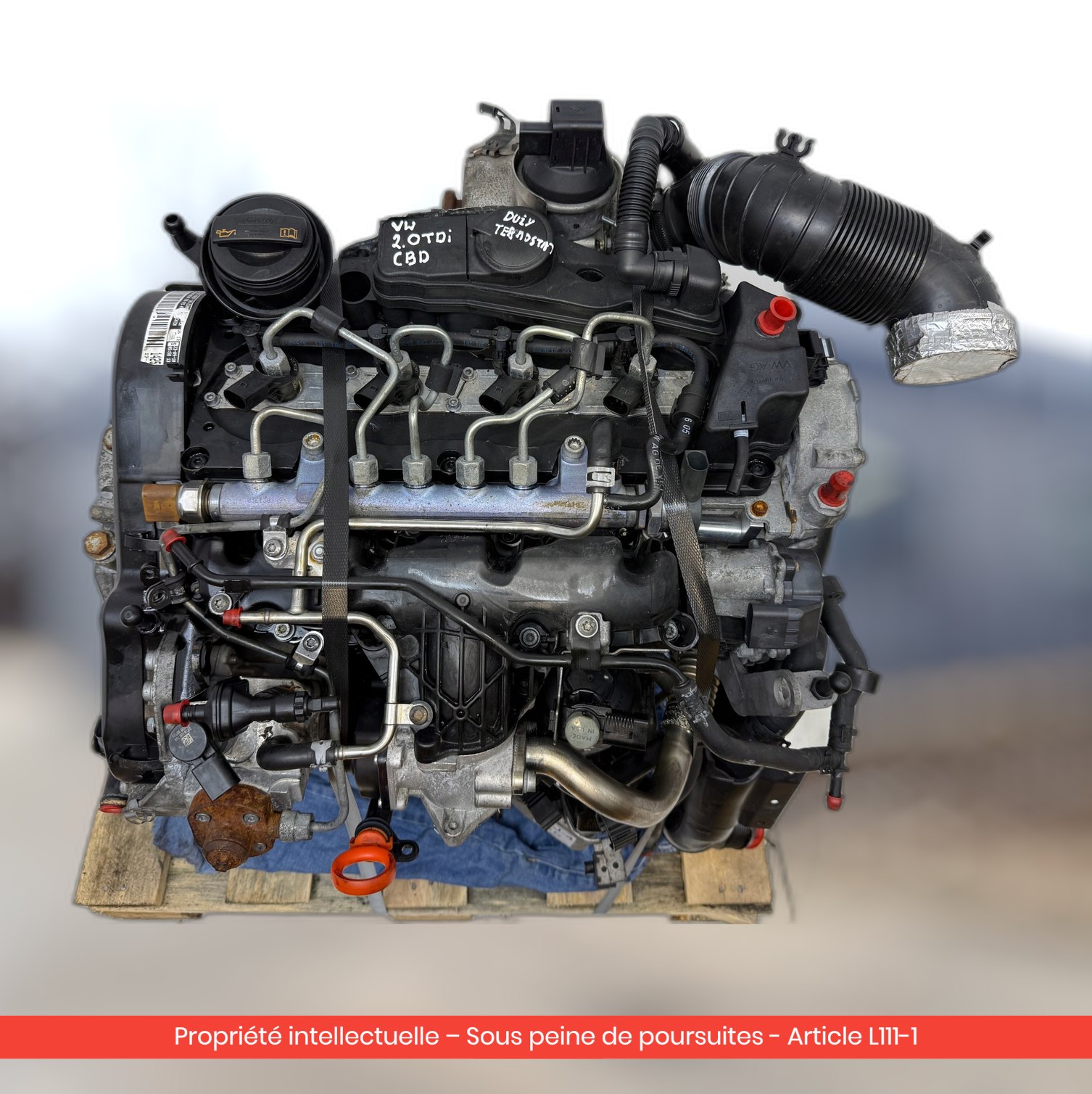 Moteur Volkswagen Golf VI / Škoda Yeti CBD CBDB — occasion — vue 4
