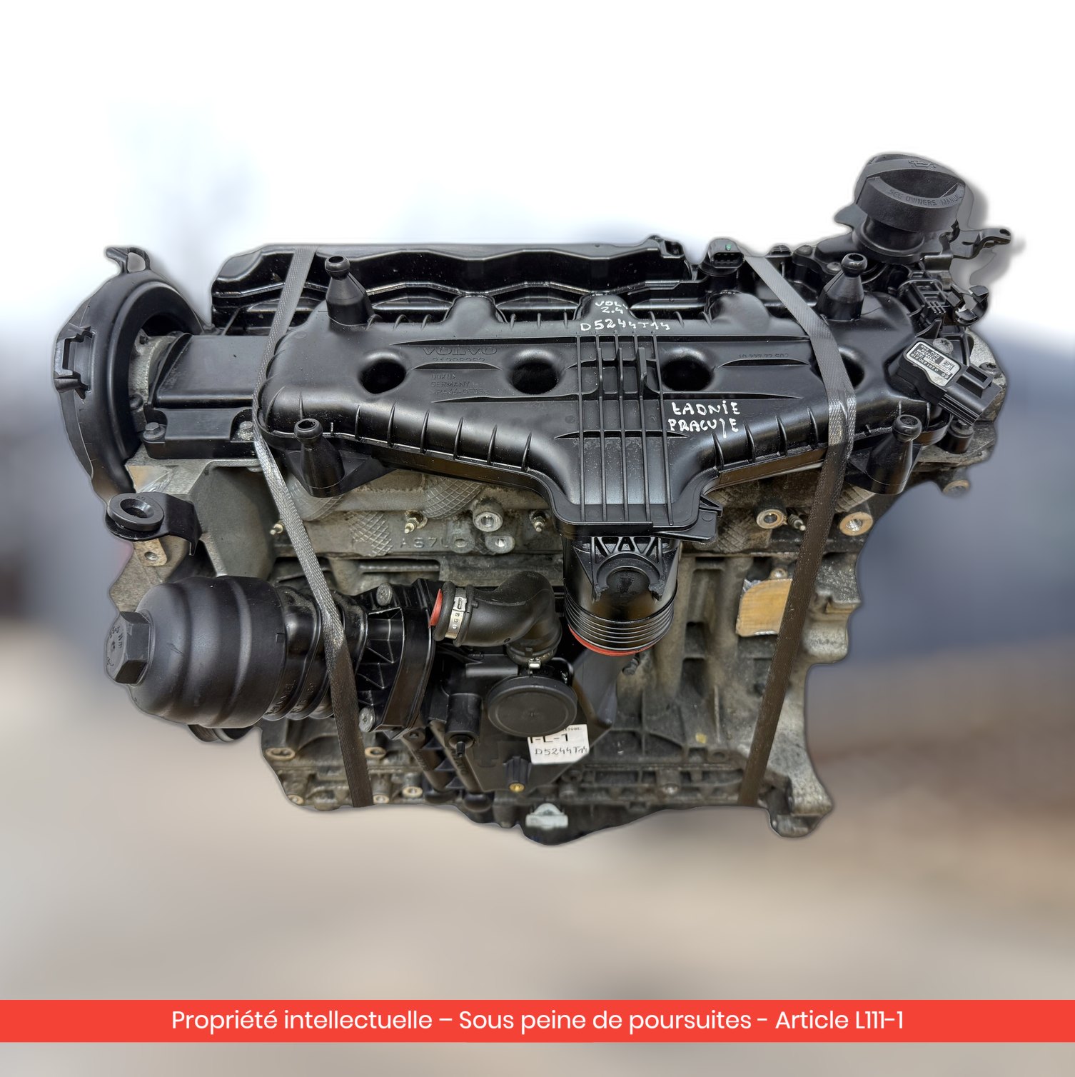 Moteur Volvo S80 II V70 III D5244T14 — occasion — vue 1