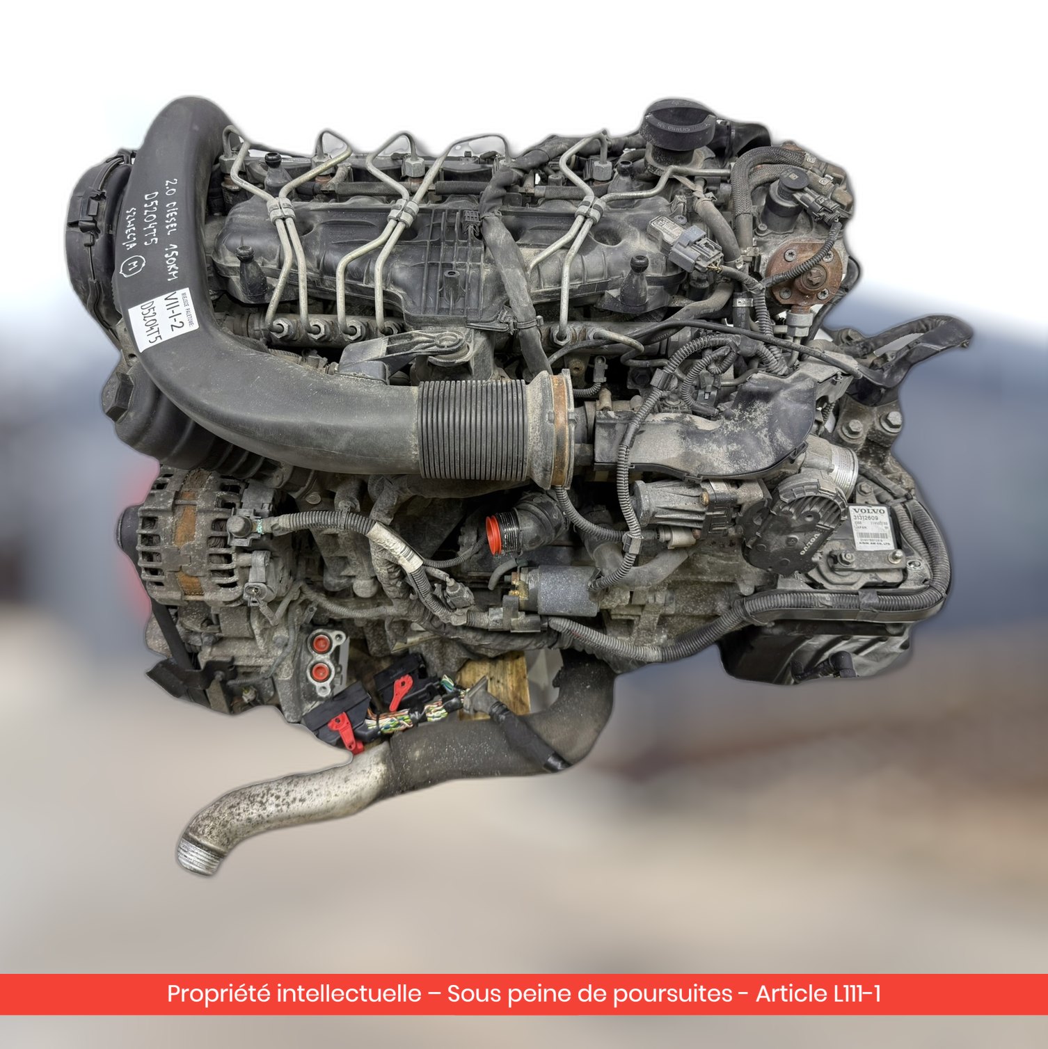 Moteur Volvo S40 C70 II V50 C30 D D5204T5 — occasion — vue 1