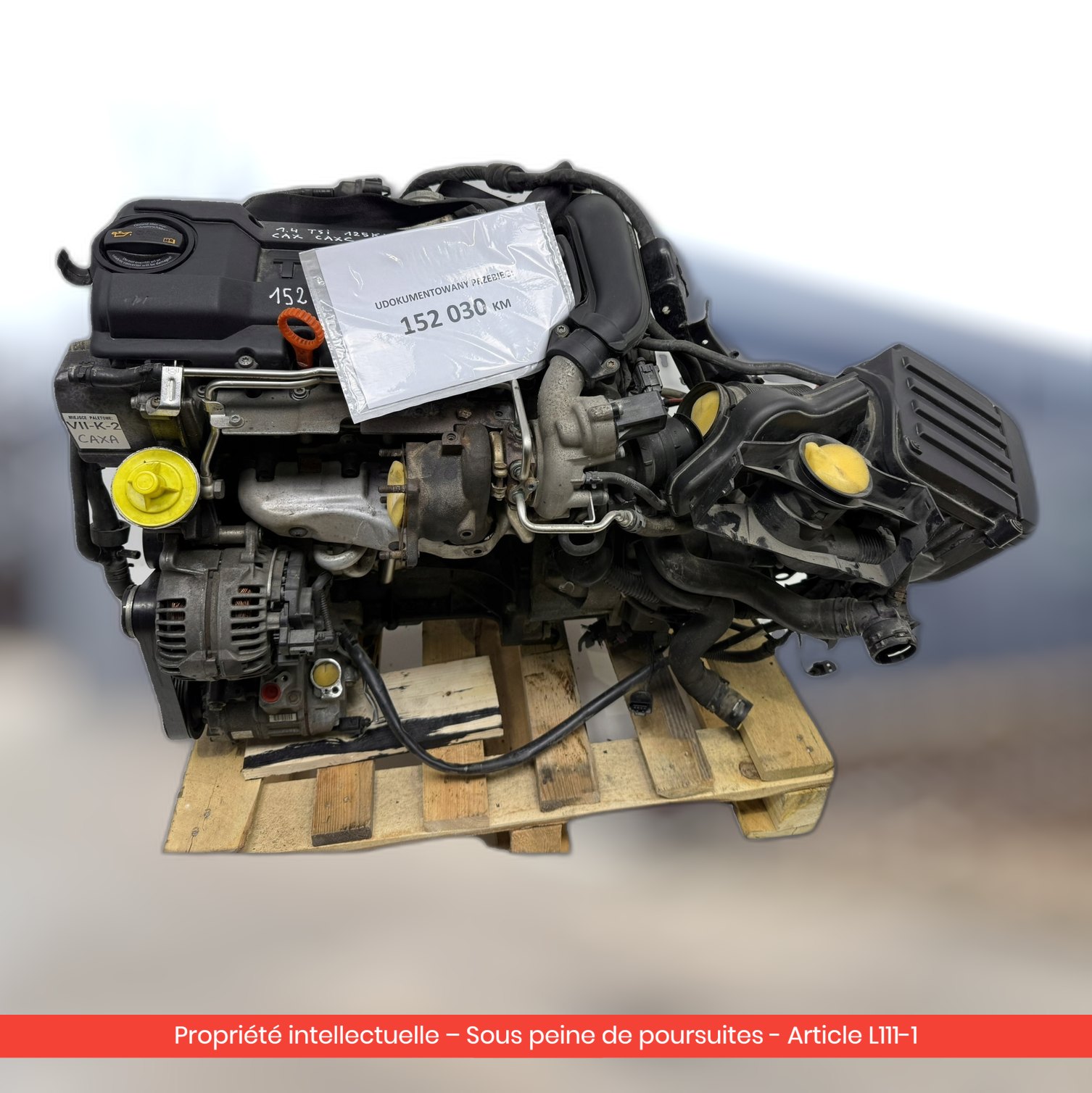 Moteur Audi / Volkswagen / Seat CAX — occasion — vue 2