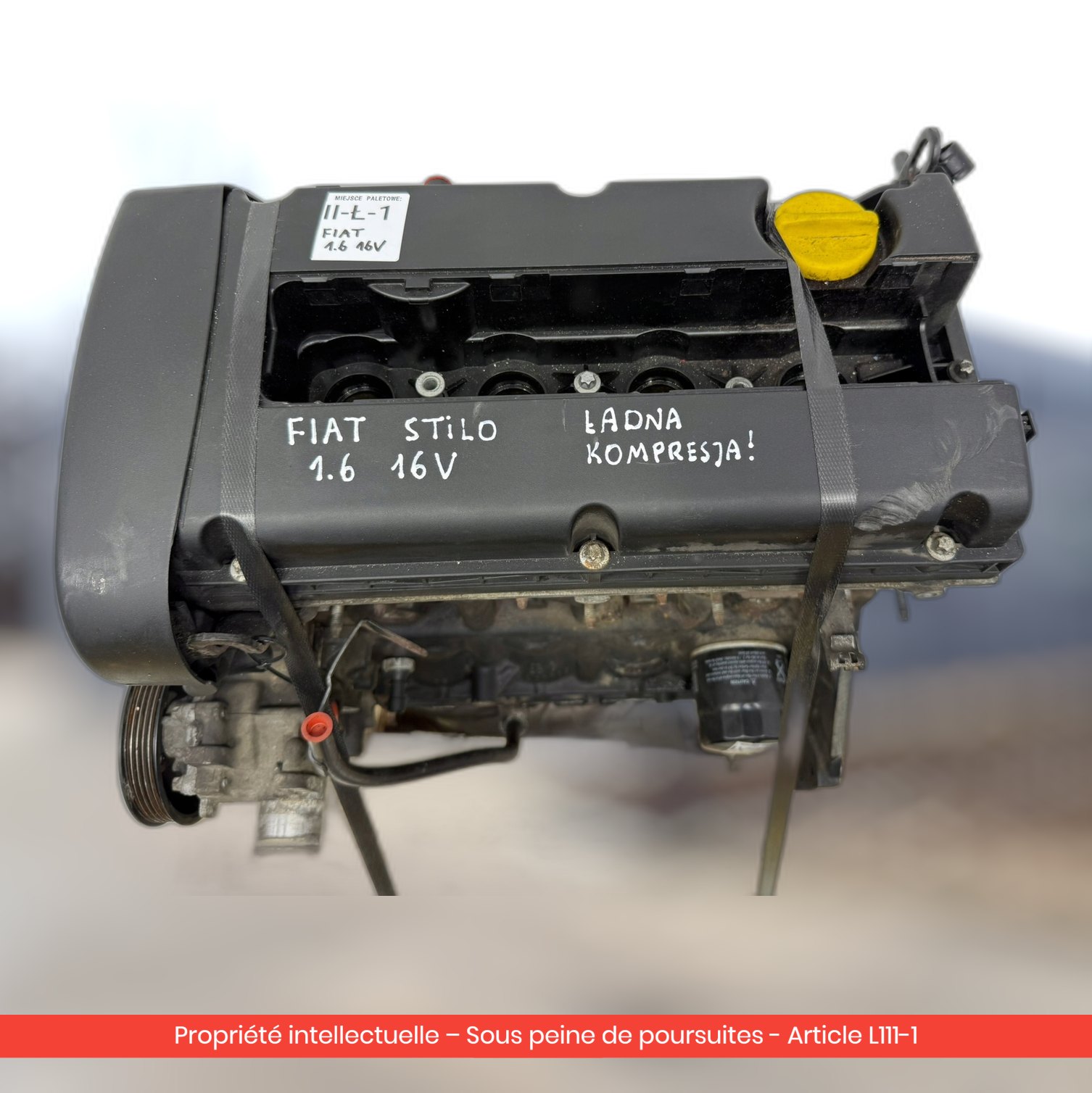Moteur Fiat Stilo 192B3000 — occasion — vue 2